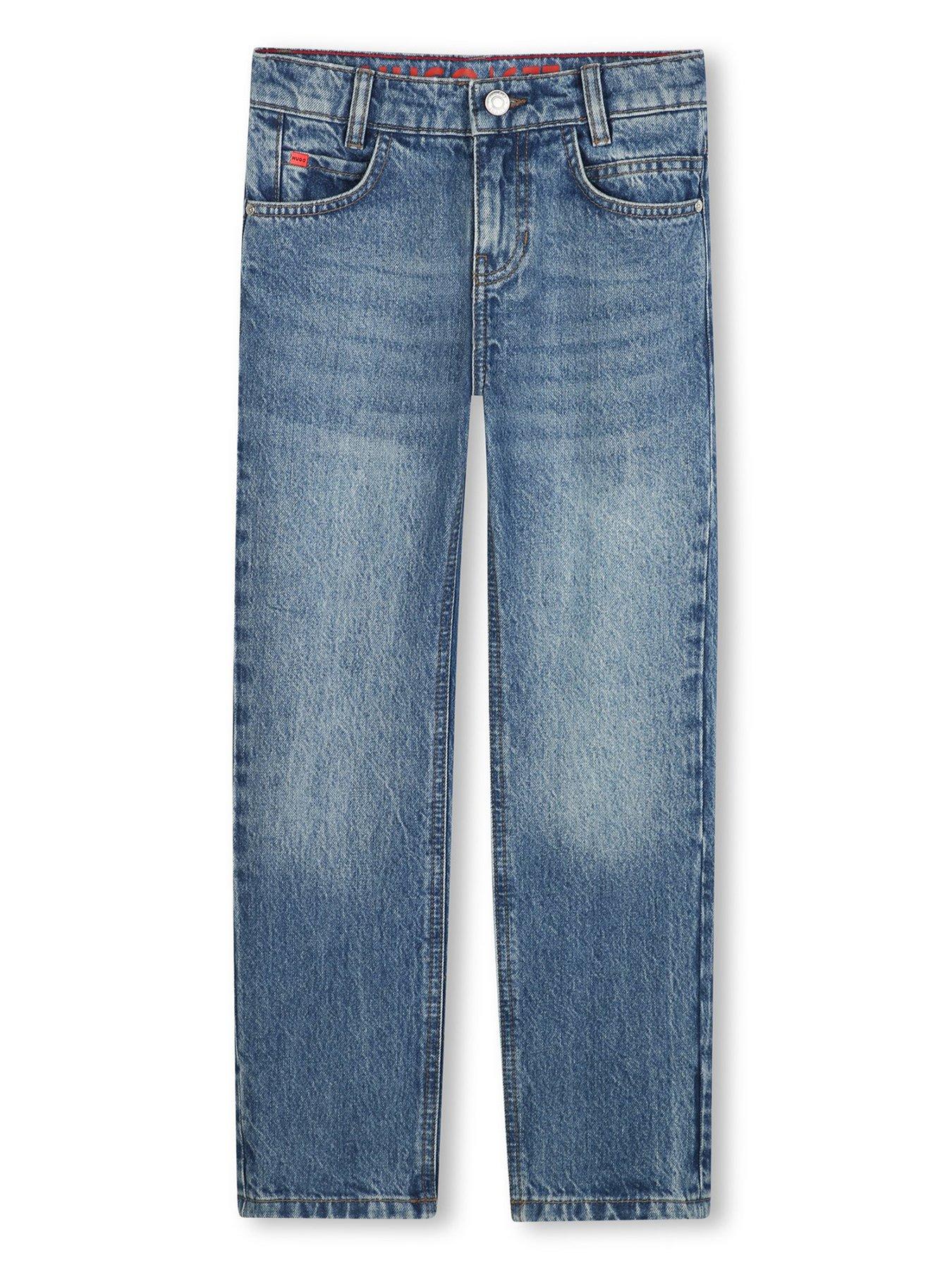 HUGO Boys Regular Fit Jeans - Blue