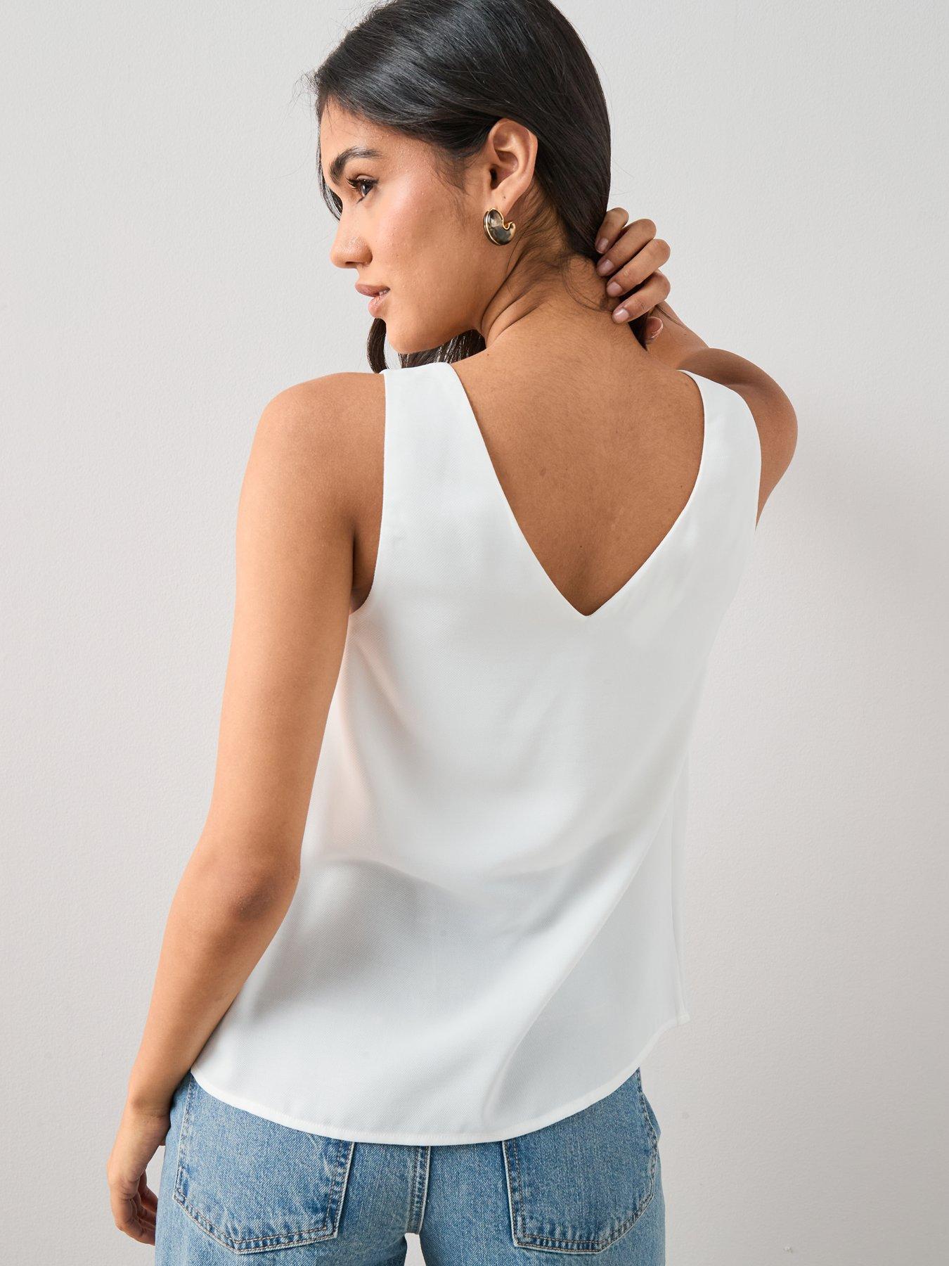 Image 2 of 6 of The Very Collection Cami&nbsp;Top - White
