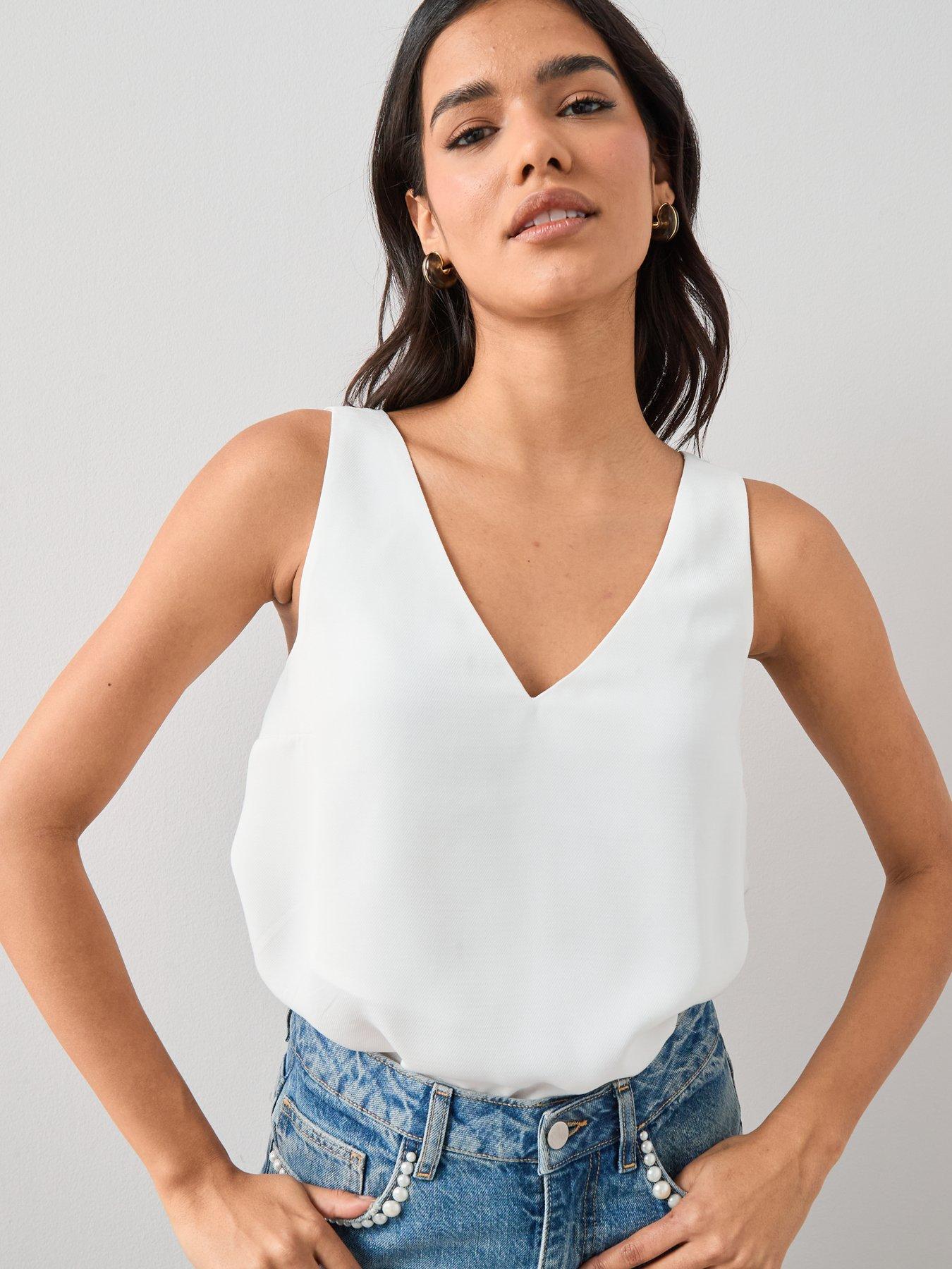 Image 6 of 6 of The Very Collection Cami&nbsp;Top - White