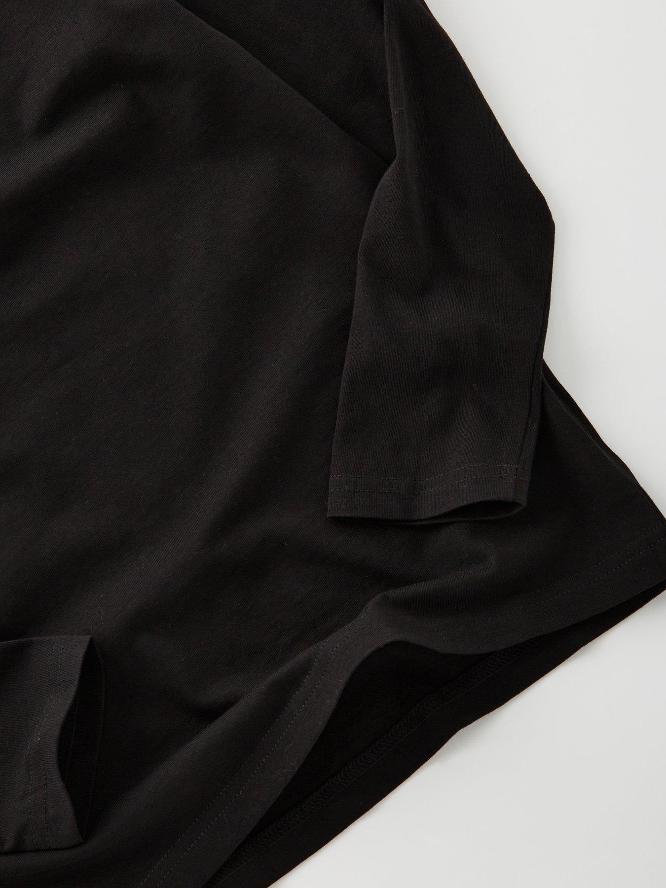  image of hugo-boys-logo-long-sleeve-t-shirt-black