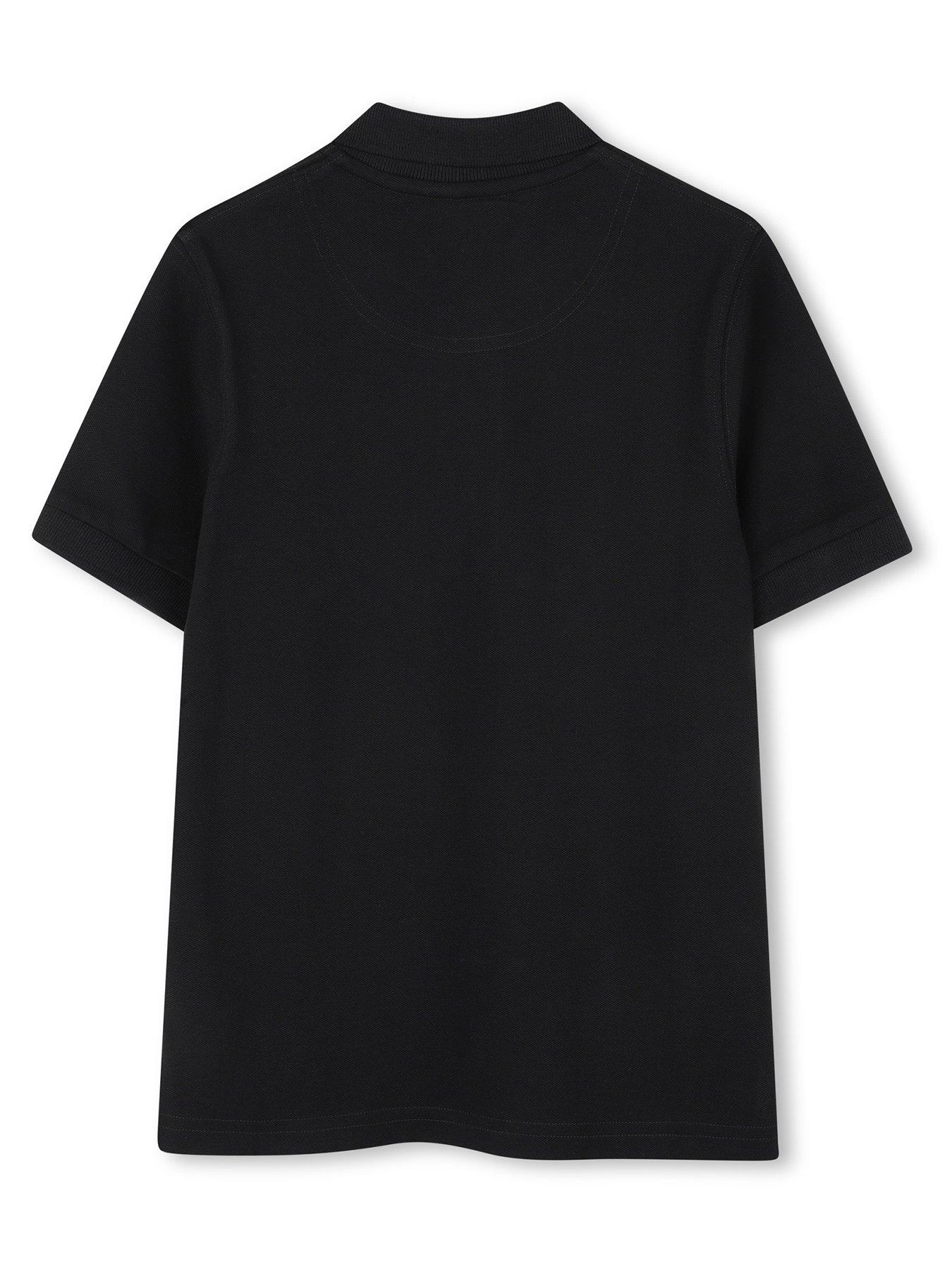  image of hugo-boys-logo-polo-shirt-black