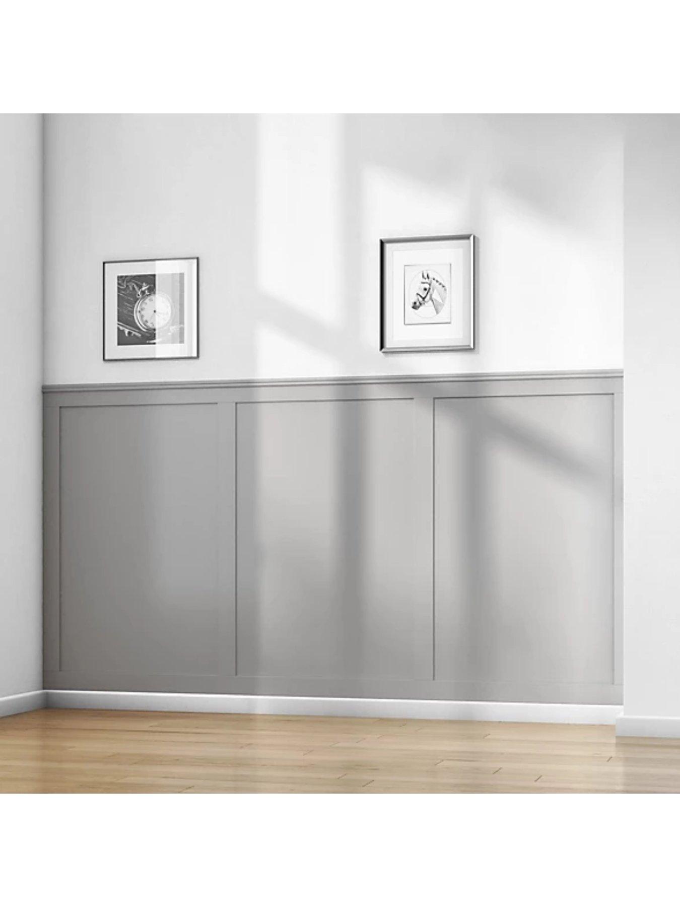 undefined Mdf Modern Wall Panelling Kit (h)2000mm (w)63mm (t)9mm