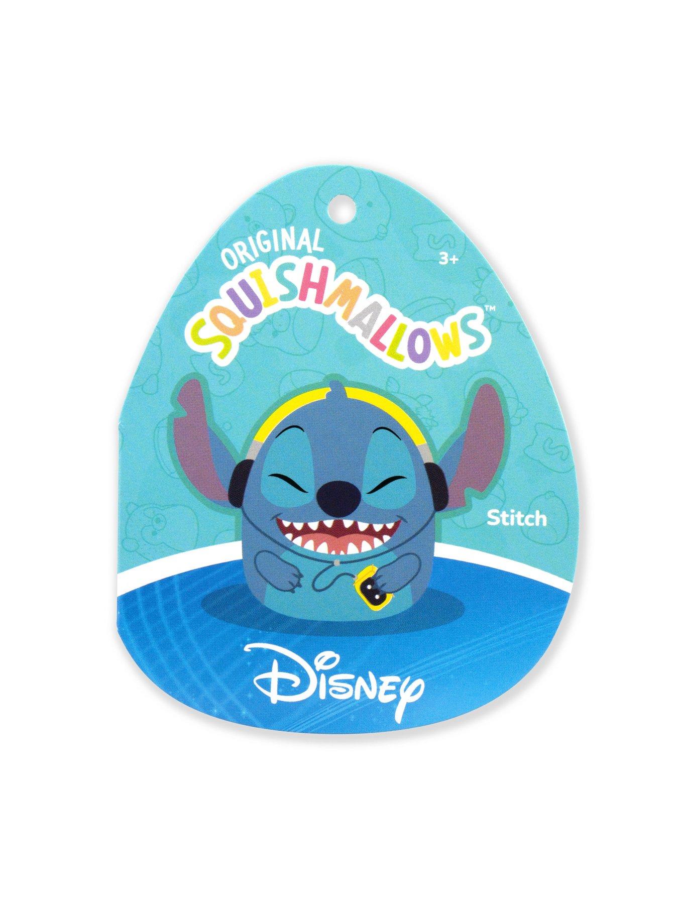 Image 5 of 6 of Squishmallows Disney Stitch with Headphones 8" Plush