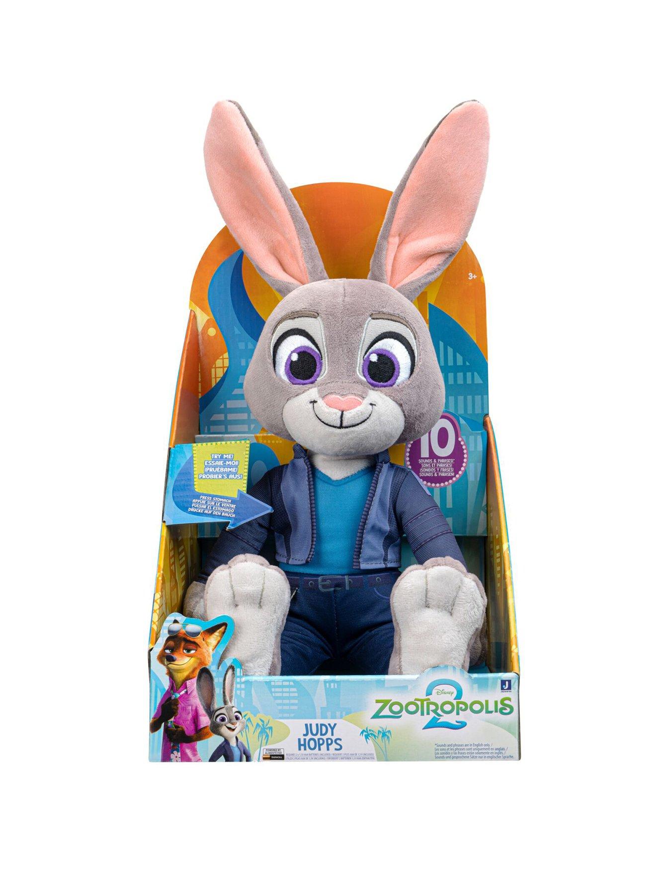 Zootropolis Disney's Zootropolis 2 14" Feature Plush Judy Hopps - 10+ Sounds and Phrases - Plush Toys for Kids and Preschoolers