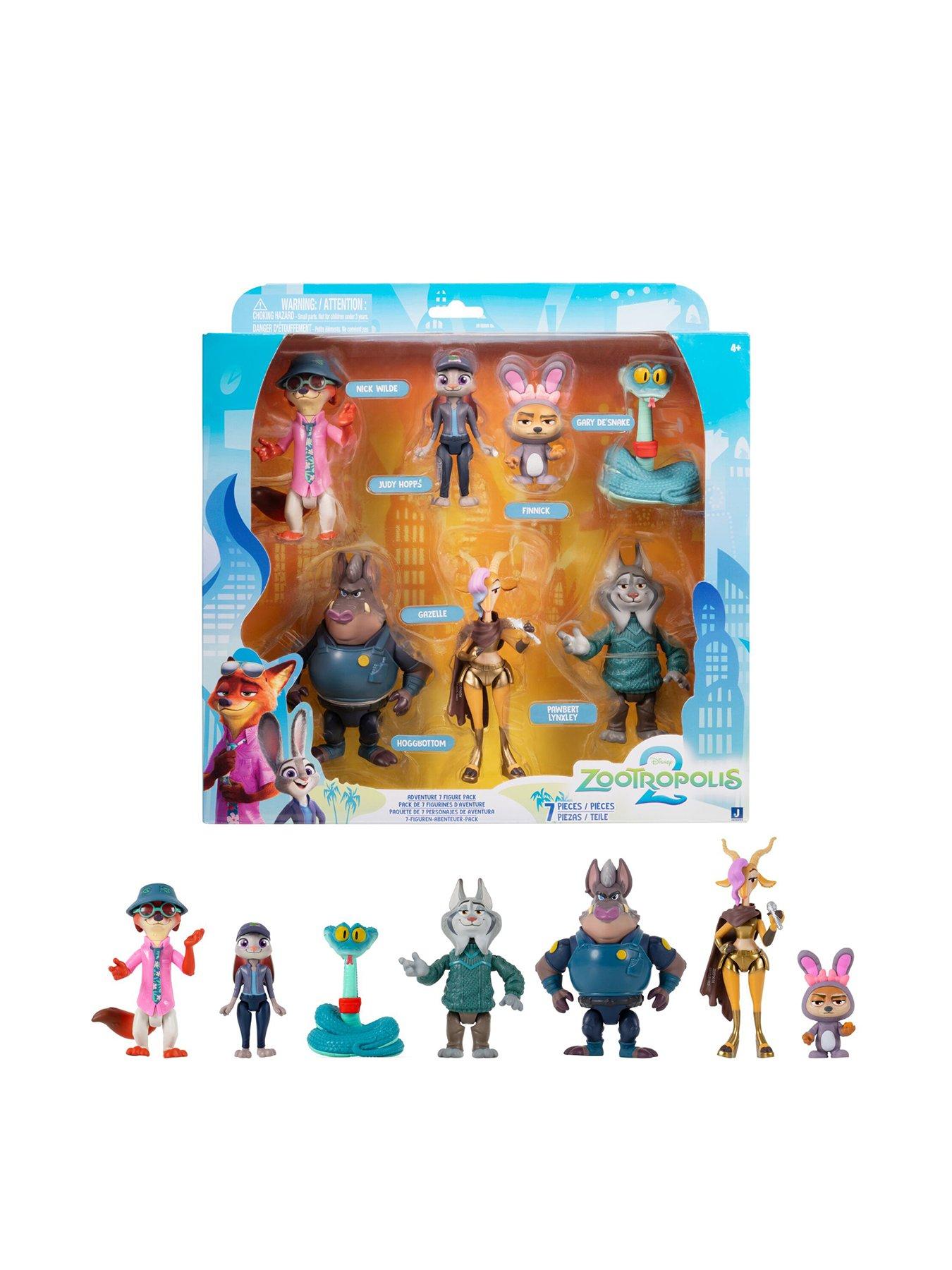 Image 1 of 7 of Zootropolis Disney's Zootropolis 2 Adventure 7-Figure Pack - Articulated 3&rdquo; Figures - Collector&rsquo;s Series
