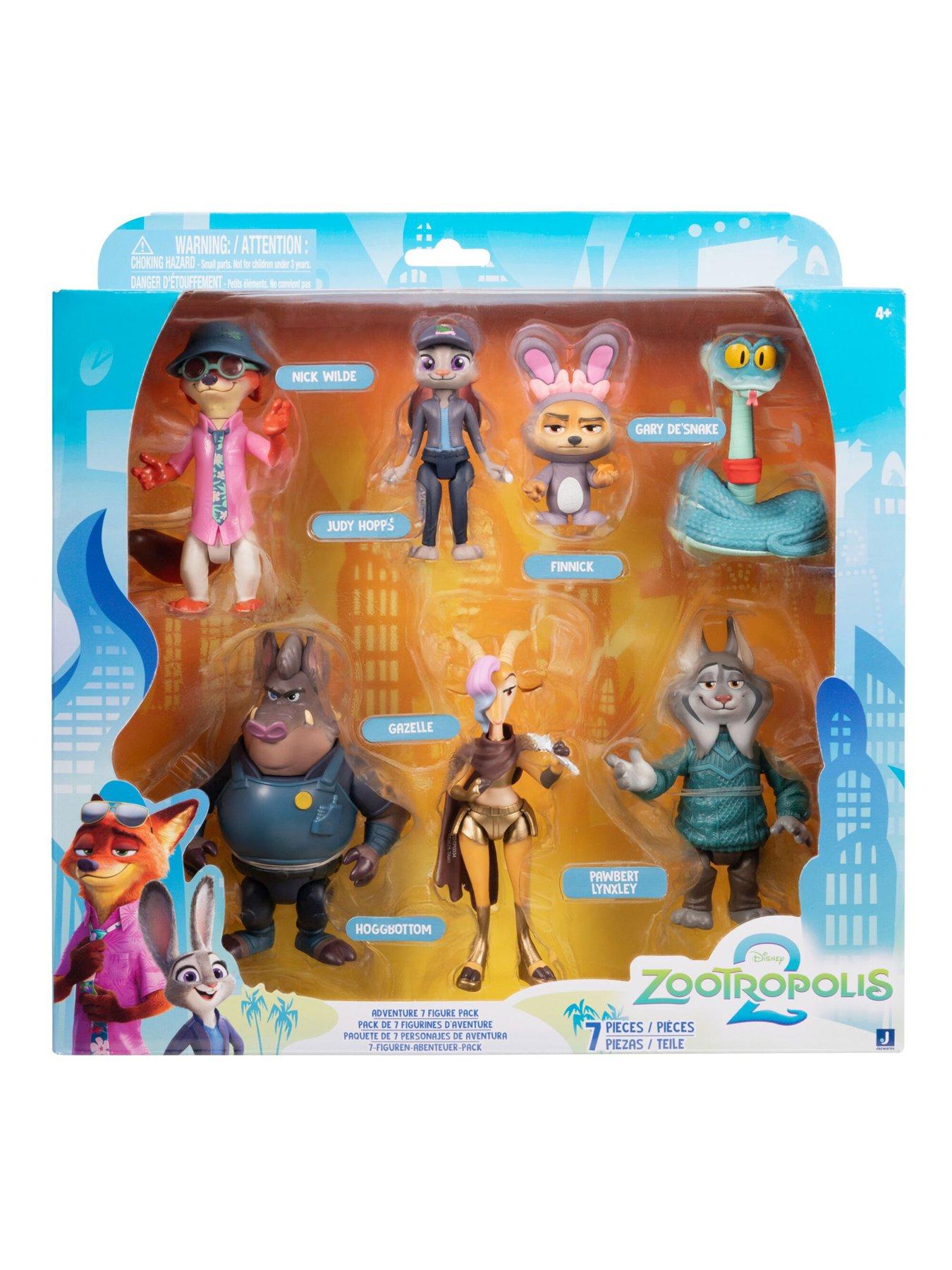 Image 6 of 7 of Zootropolis Disney's Zootropolis 2 Adventure 7-Figure Pack - Articulated 3&rdquo; Figures - Collector&rsquo;s Series
