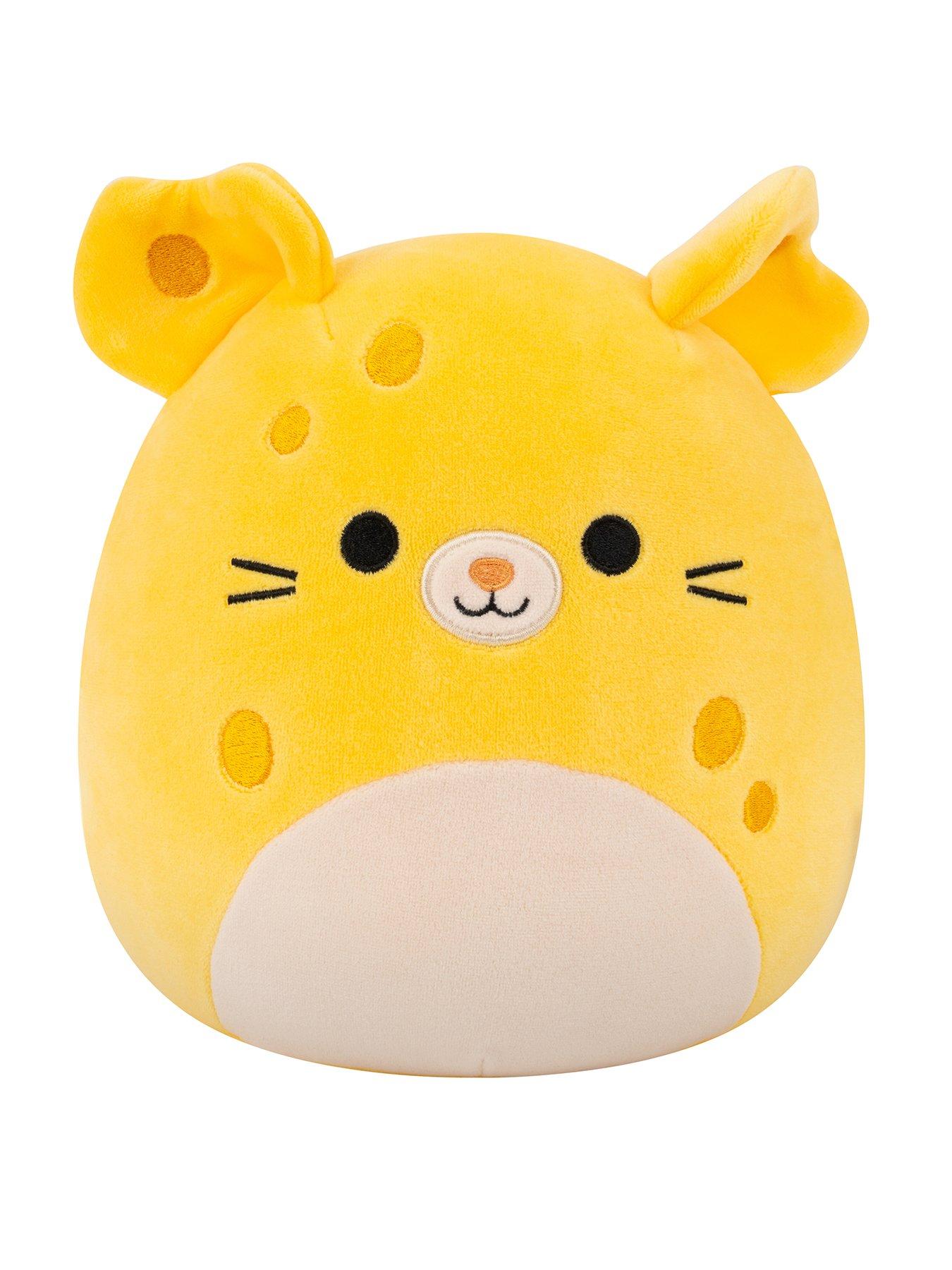 Image 1 of 8 of Squishmallows SQCR - Little Plush (7.5" Squishmallows) (Amelia - Yellow Cheese Mouse W/Light Yellow Belly)