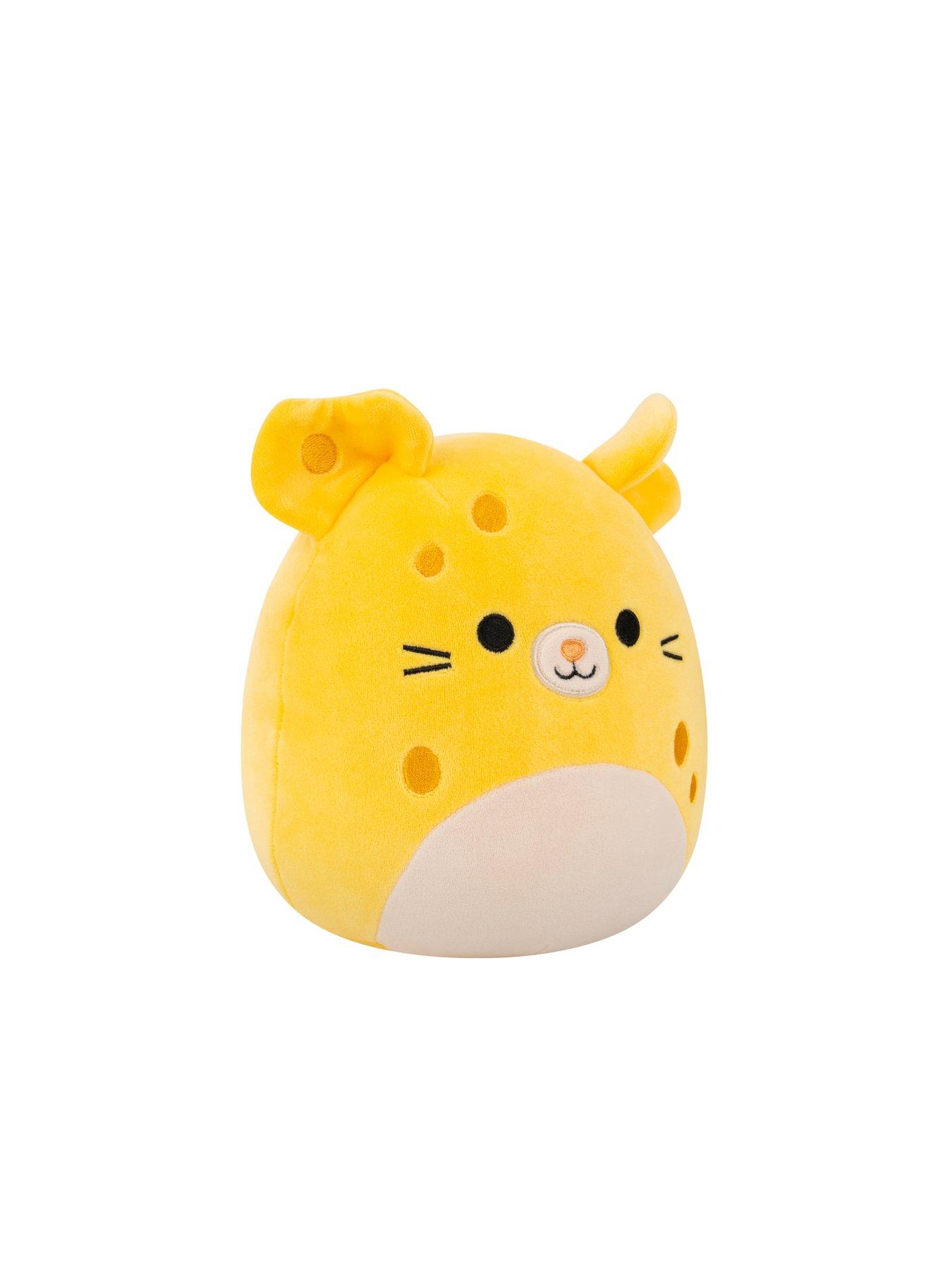 Image 2 of 8 of Squishmallows SQCR - Little Plush (7.5" Squishmallows) (Amelia - Yellow Cheese Mouse W/Light Yellow Belly)