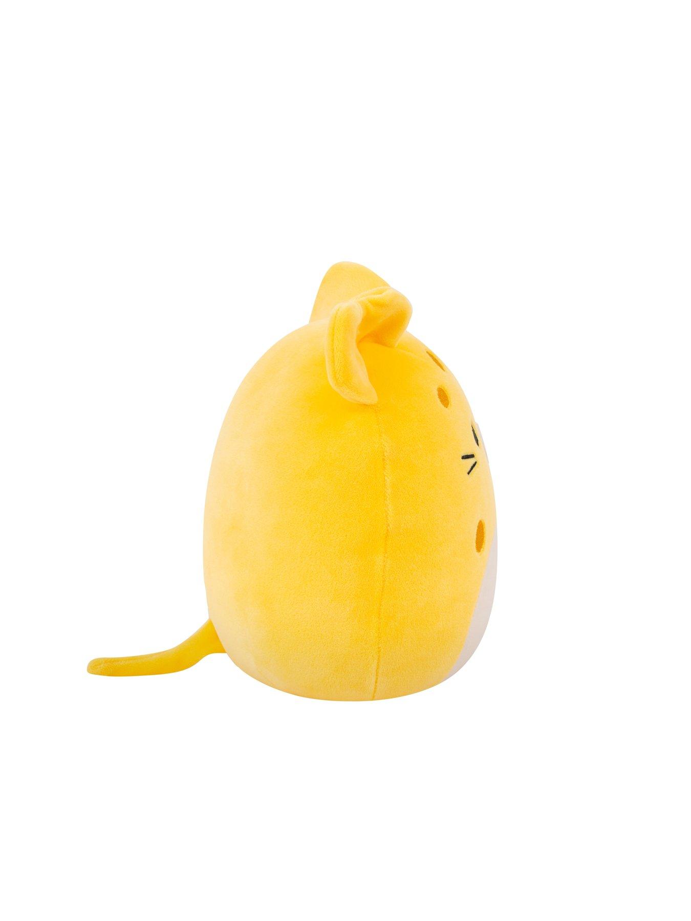 Image 3 of 8 of Squishmallows SQCR - Little Plush (7.5" Squishmallows) (Amelia - Yellow Cheese Mouse W/Light Yellow Belly)