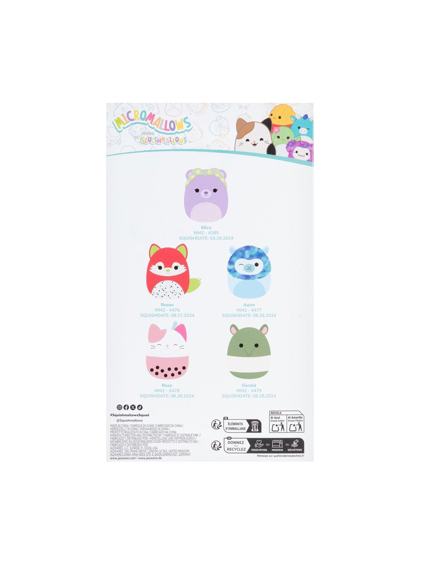 Image 7 of 7 of Micromallows Squishmallows Original Micromallows Plush 5-Pack Hot Topic / Box Lunch Exclusive