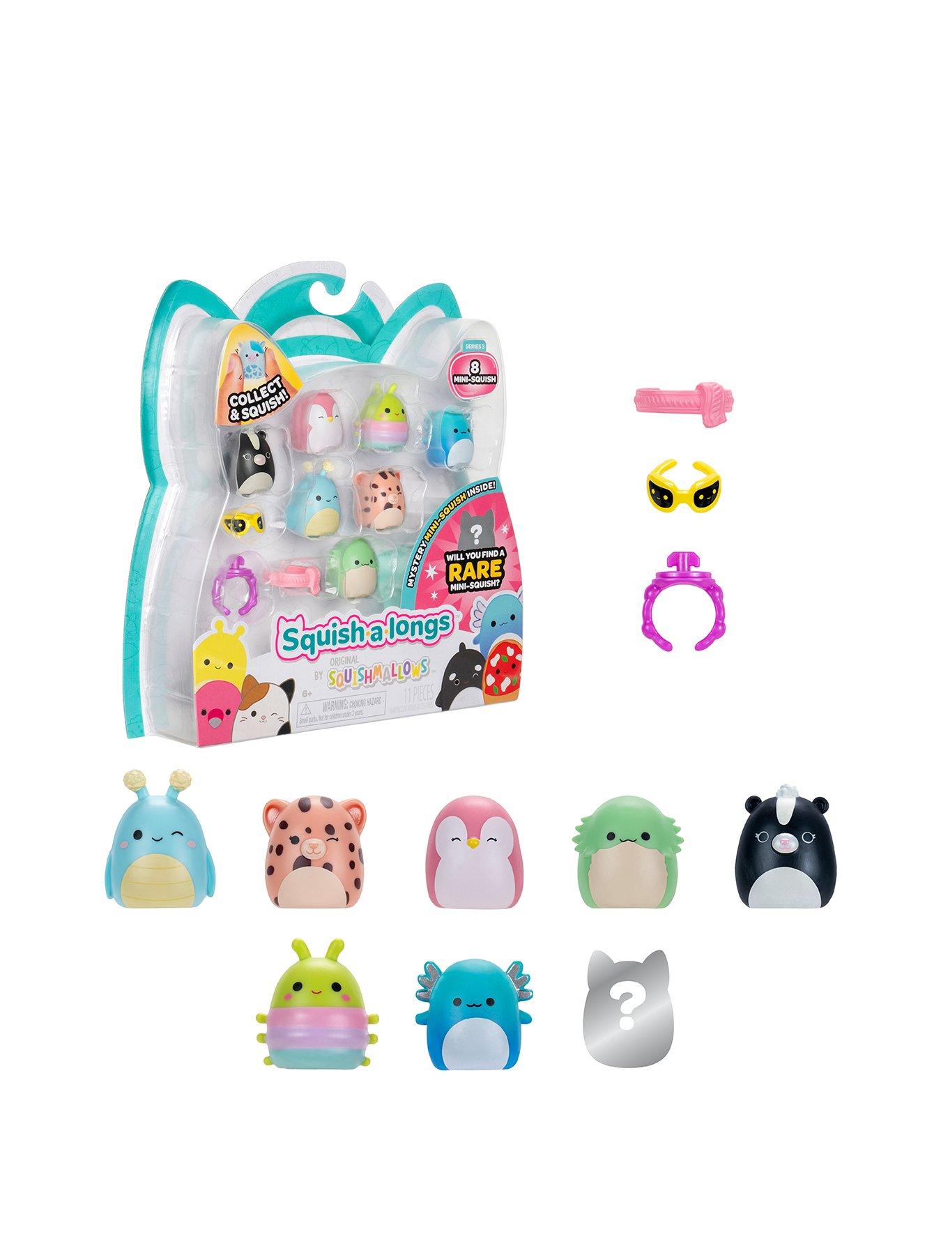Squish-a-longs 8 pack (Wave 3, Style 1) - 1-Inch Mini-Squish