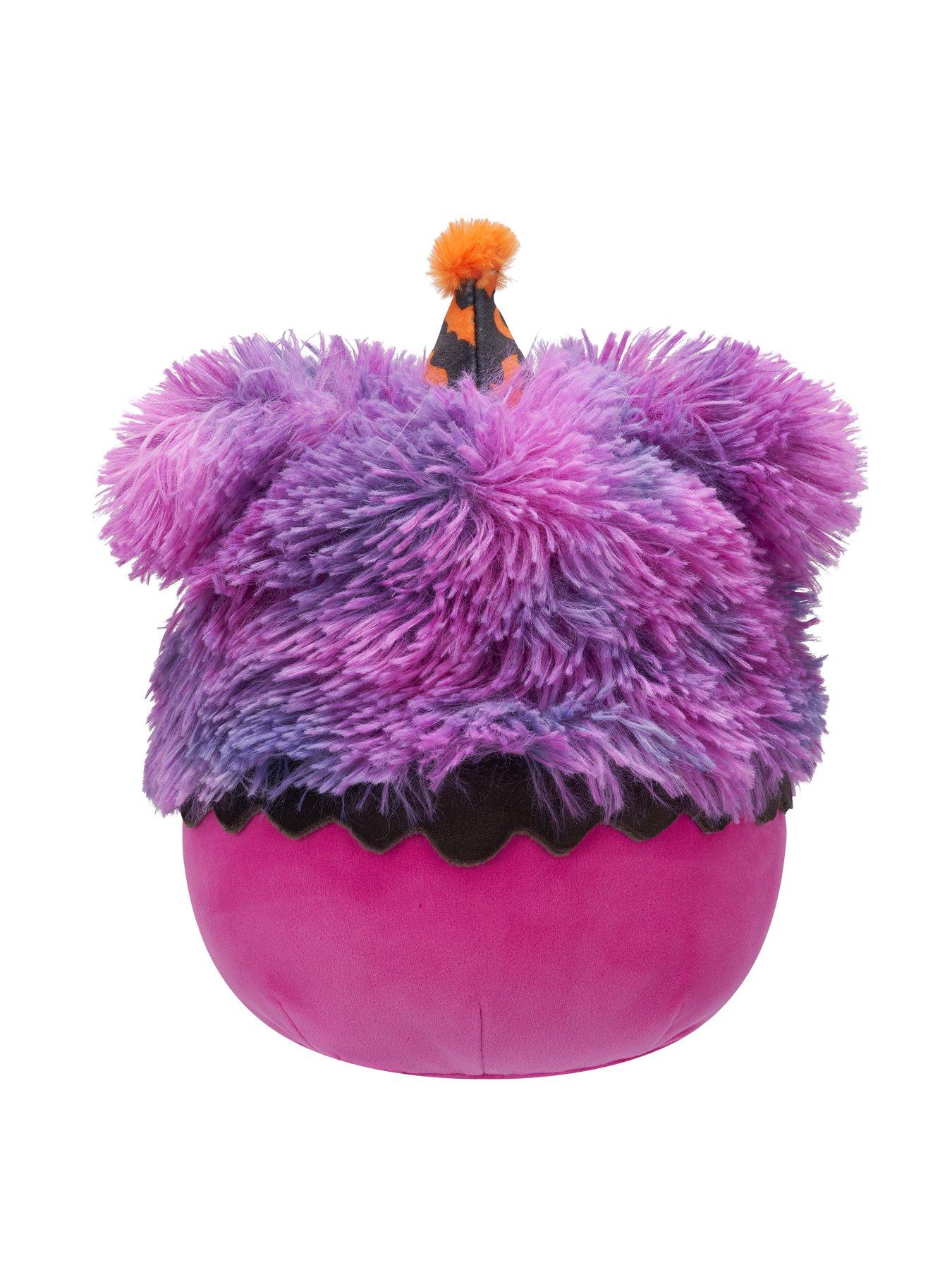  image of squishmallows-woxie-magenta-bigfoot-in-clown-costume-75-plush