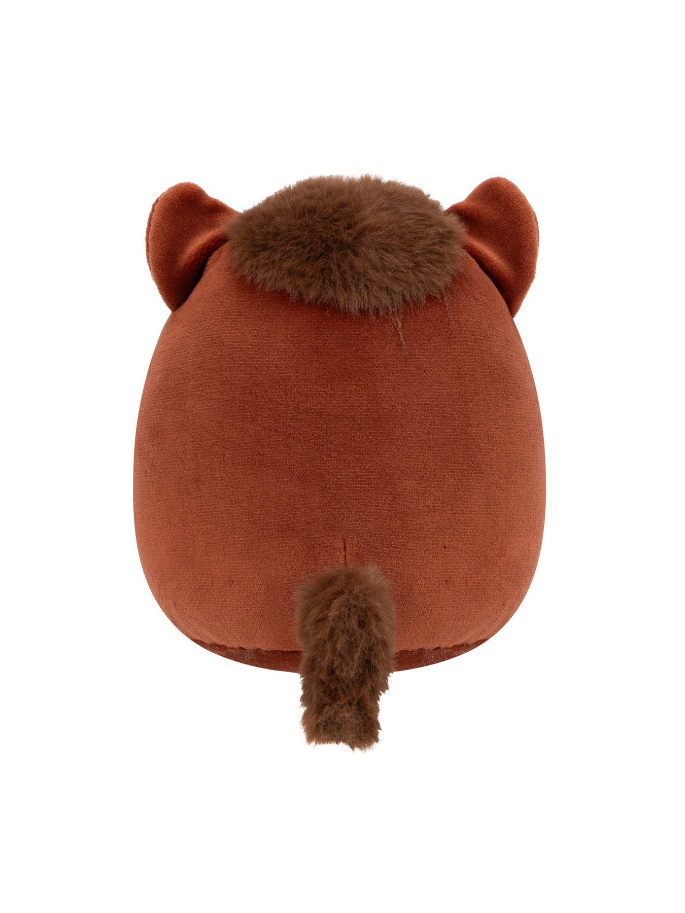  image of squishmallows-wade-the-brown-werewolf-holding-purple-frappe-75-plush