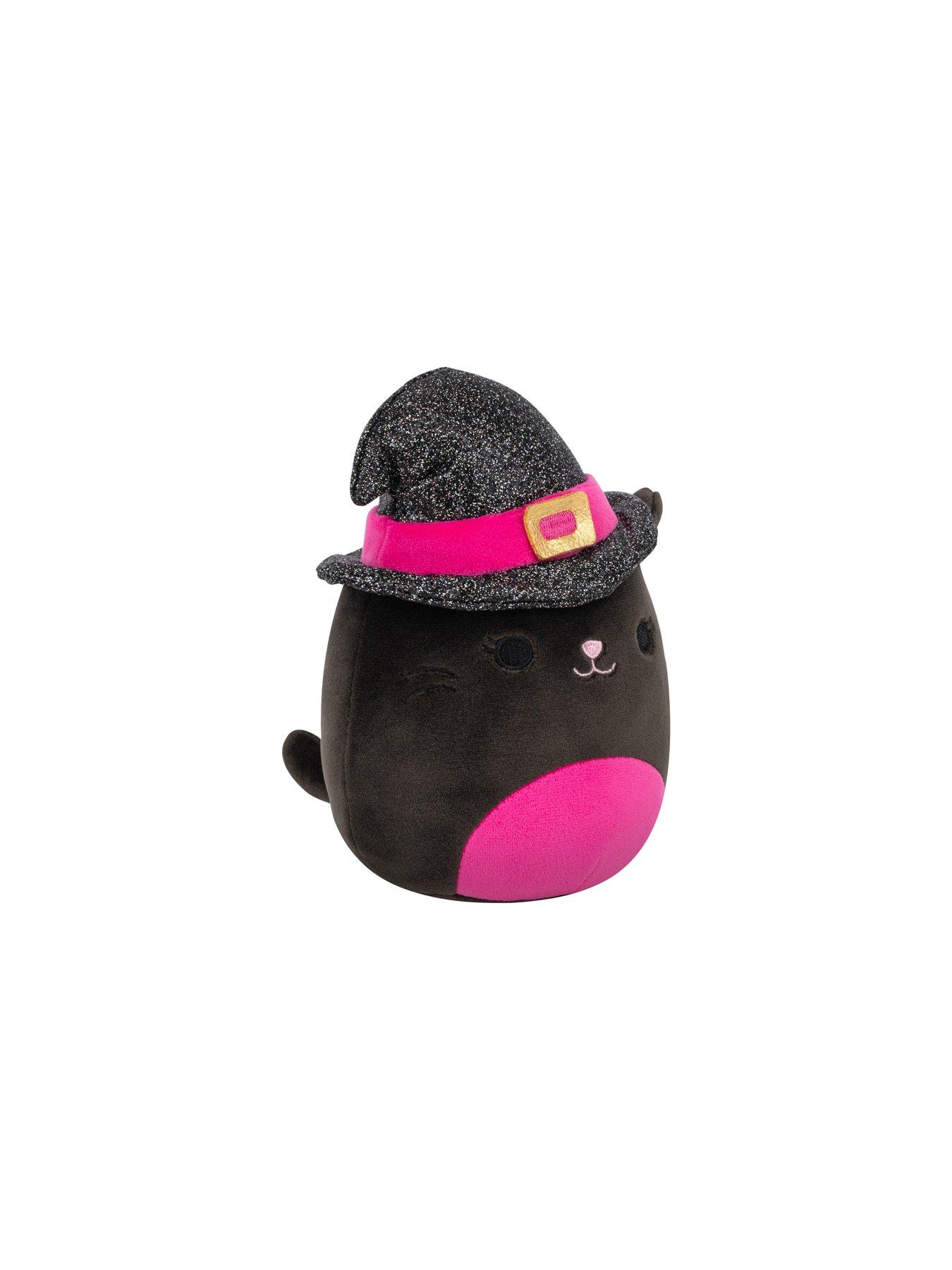 Image 2 of 8 of Squishmallows Original Squishmallows 7.5-Inch Catarina the Black Hat With Witch Cat Halloween Plush
