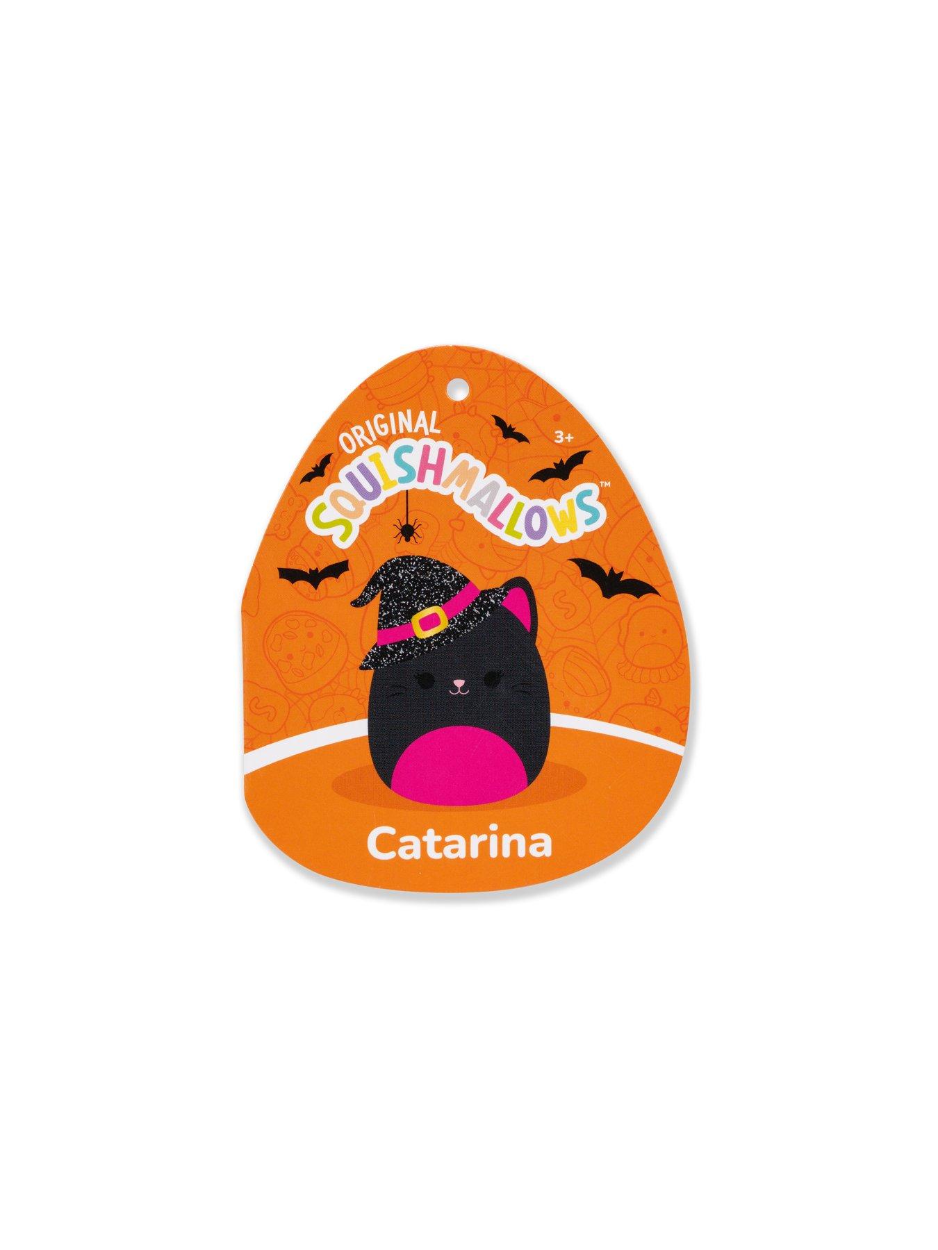 Image 6 of 8 of Squishmallows Original Squishmallows 7.5-Inch Catarina the Black Hat With Witch Cat Halloween Plush