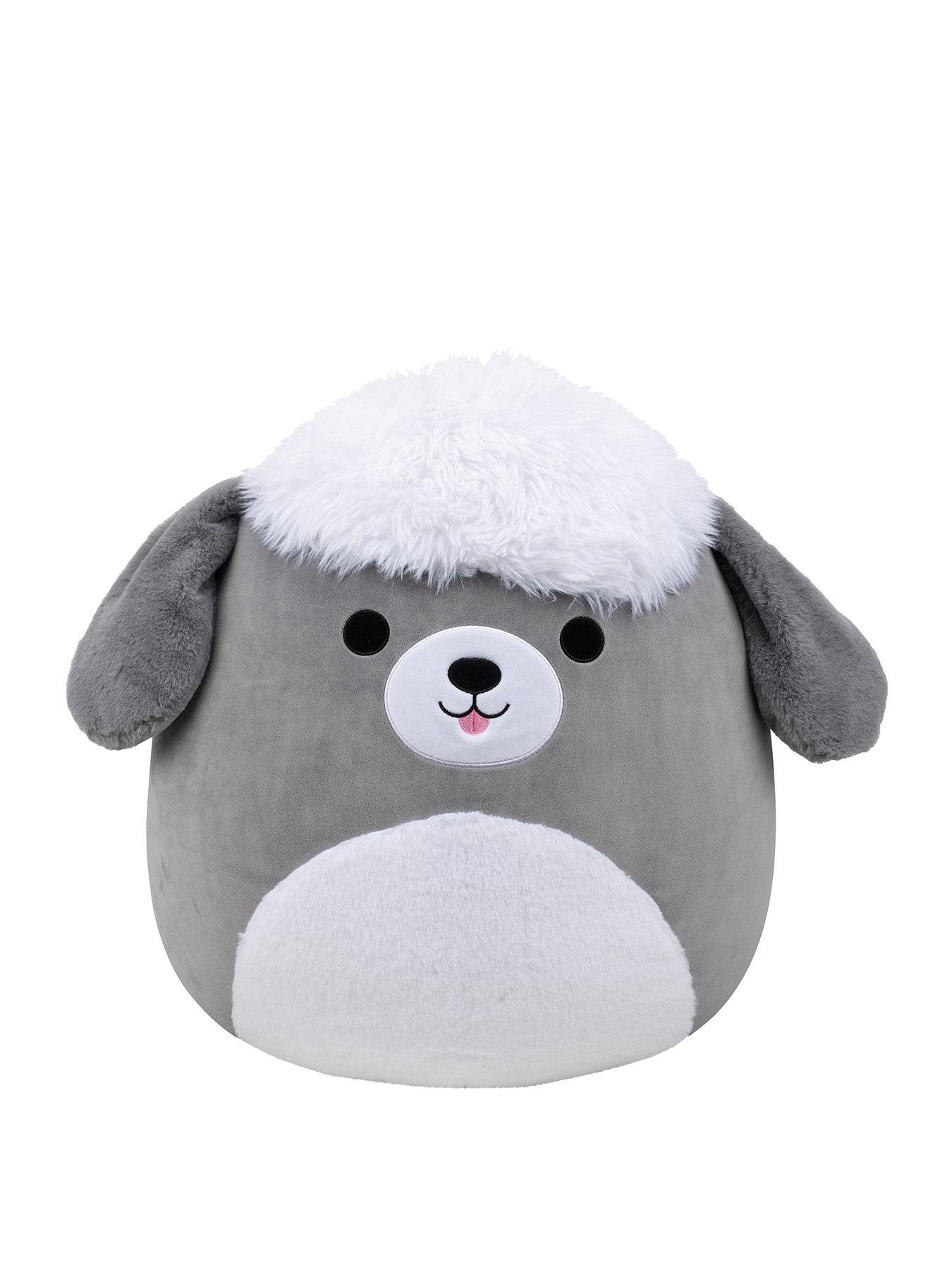 Squishmallows Original Squishmallows 20-Inch Arnold the Grey and White Sheepdog