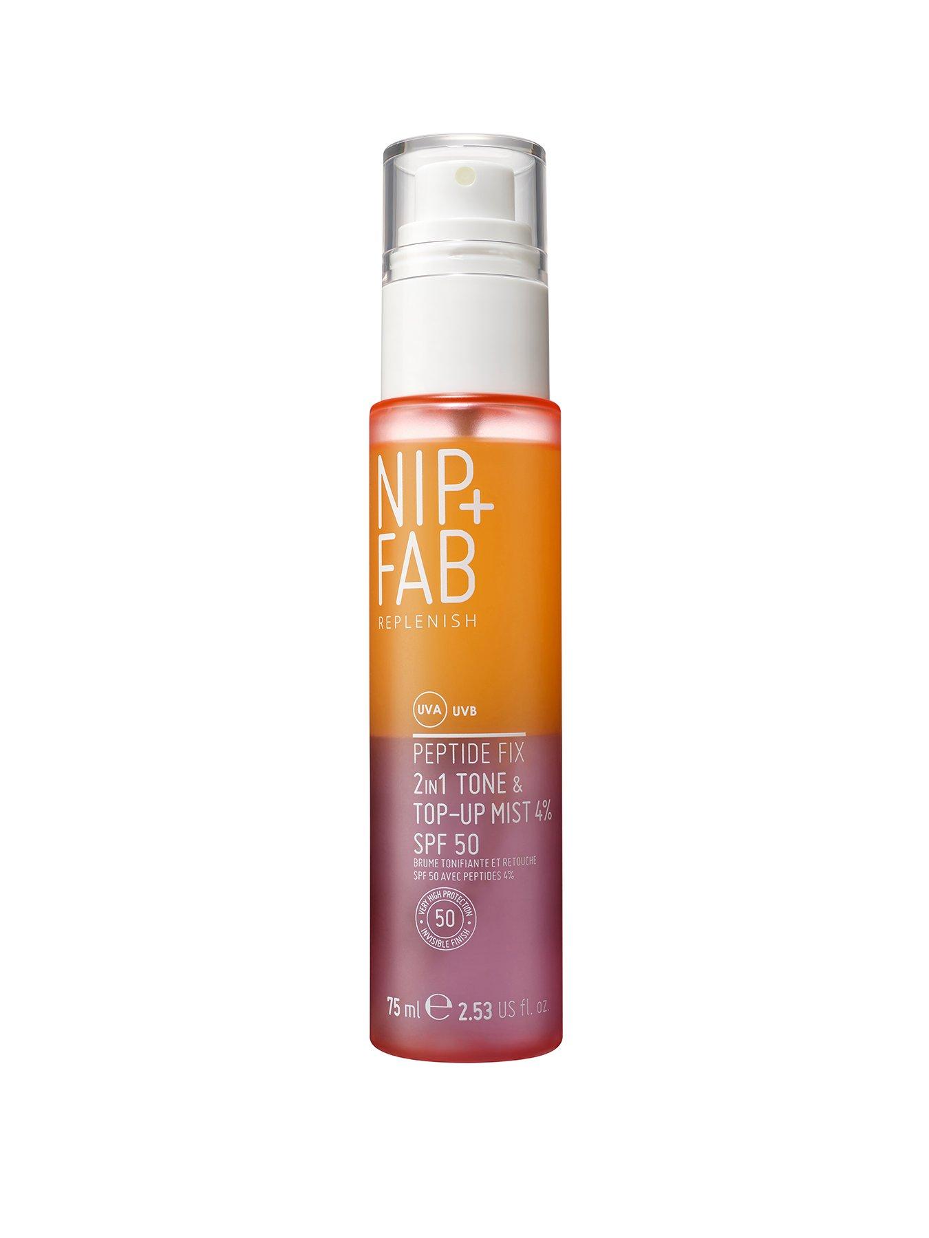 Nip + Fab Peptide Fix 2-in-1 Tone & Top Up SPF 50 Mist  4% 75ml