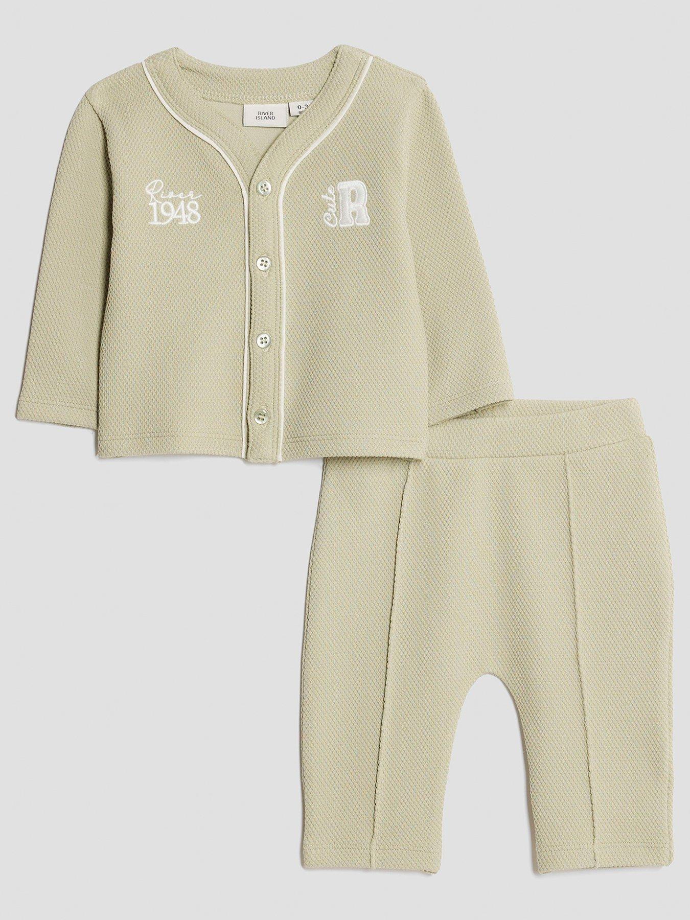 undefined Boys Baseball Set - Khaki