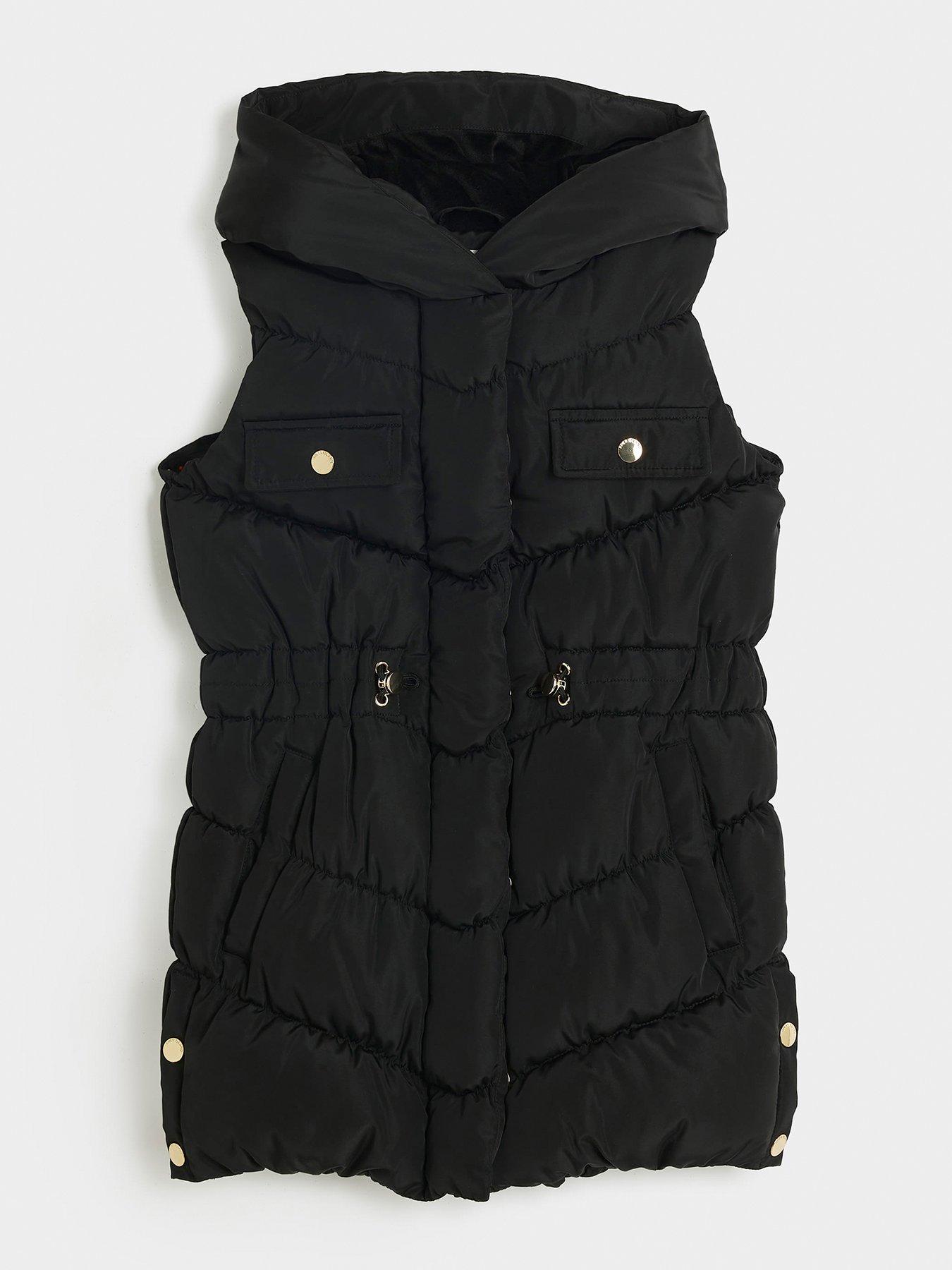 undefined Older Girls Padded Gilet - Black