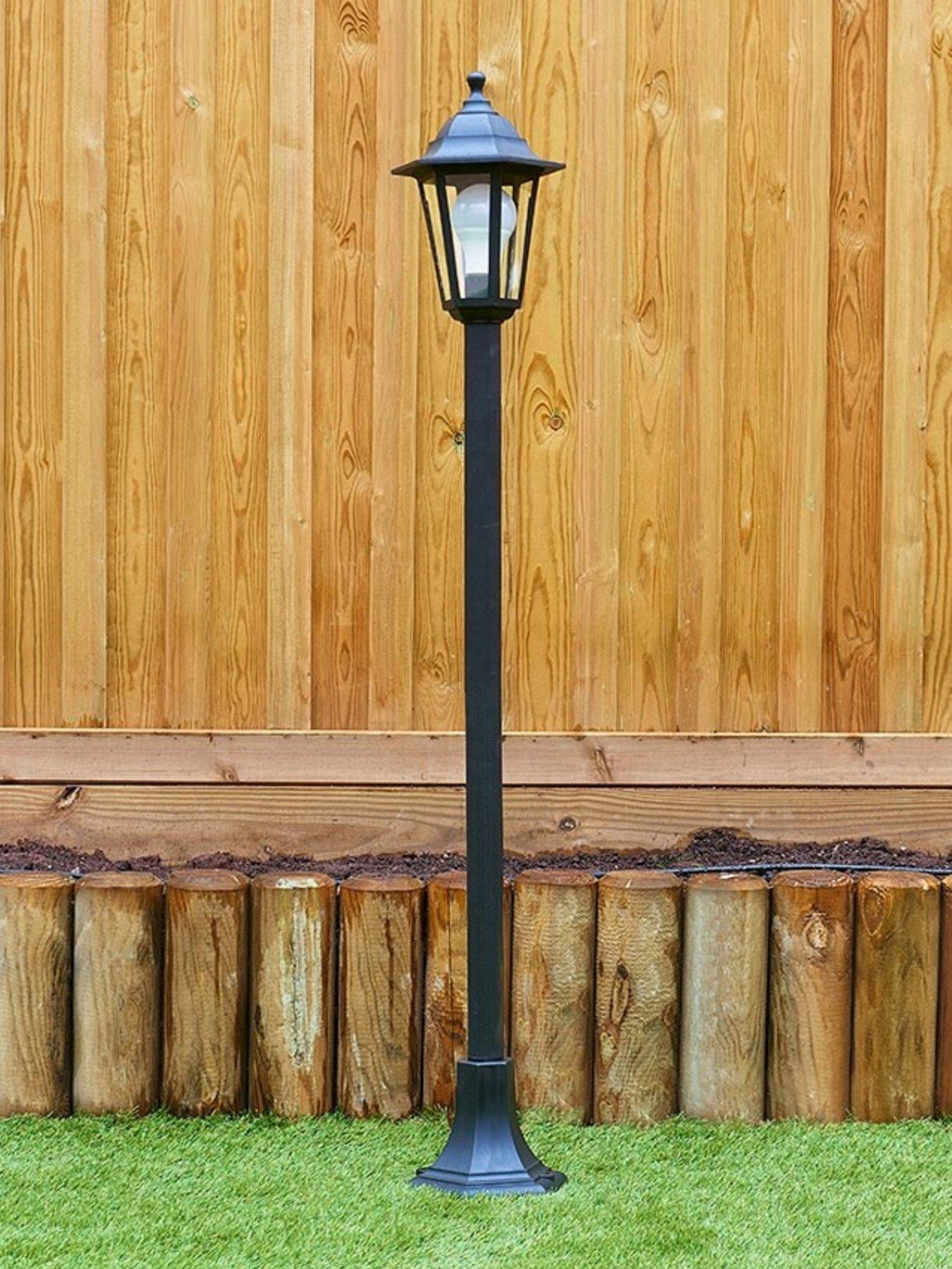 undefined Mayfair Pair of Black IP44 Outdoor 1.2M Bollard Lights