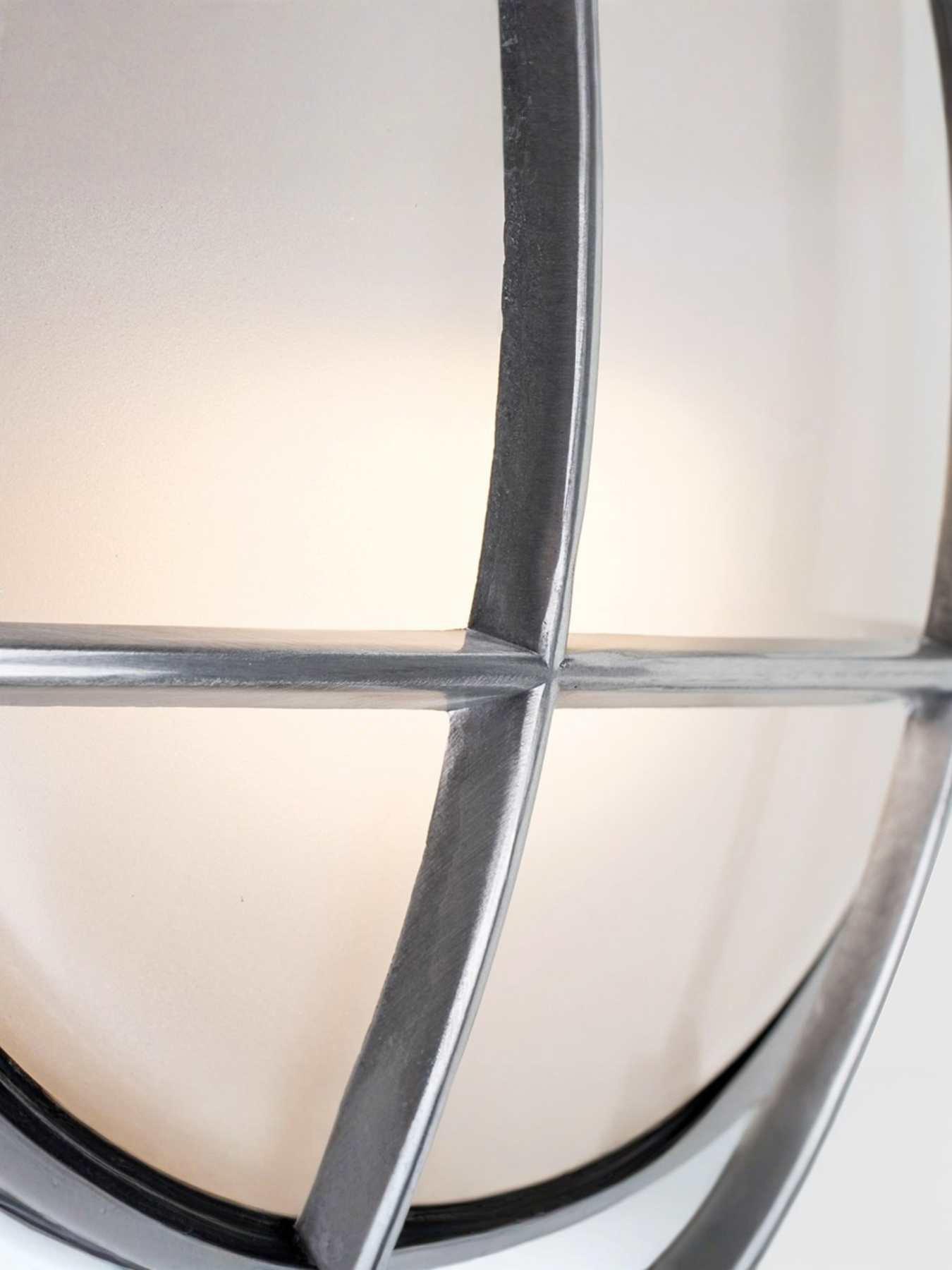 Image 4 of 5 of ValueLights Stern Polished Aluminium IP64 Round Nautical Bulkhead