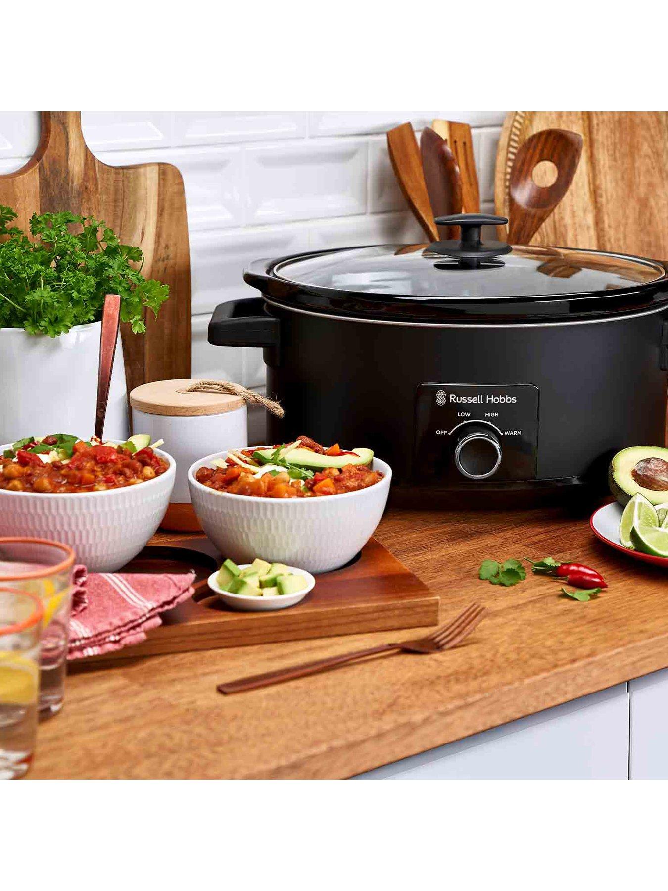 Image 6 of 7 of Russell Hobbs Matte Black Slow Cooker