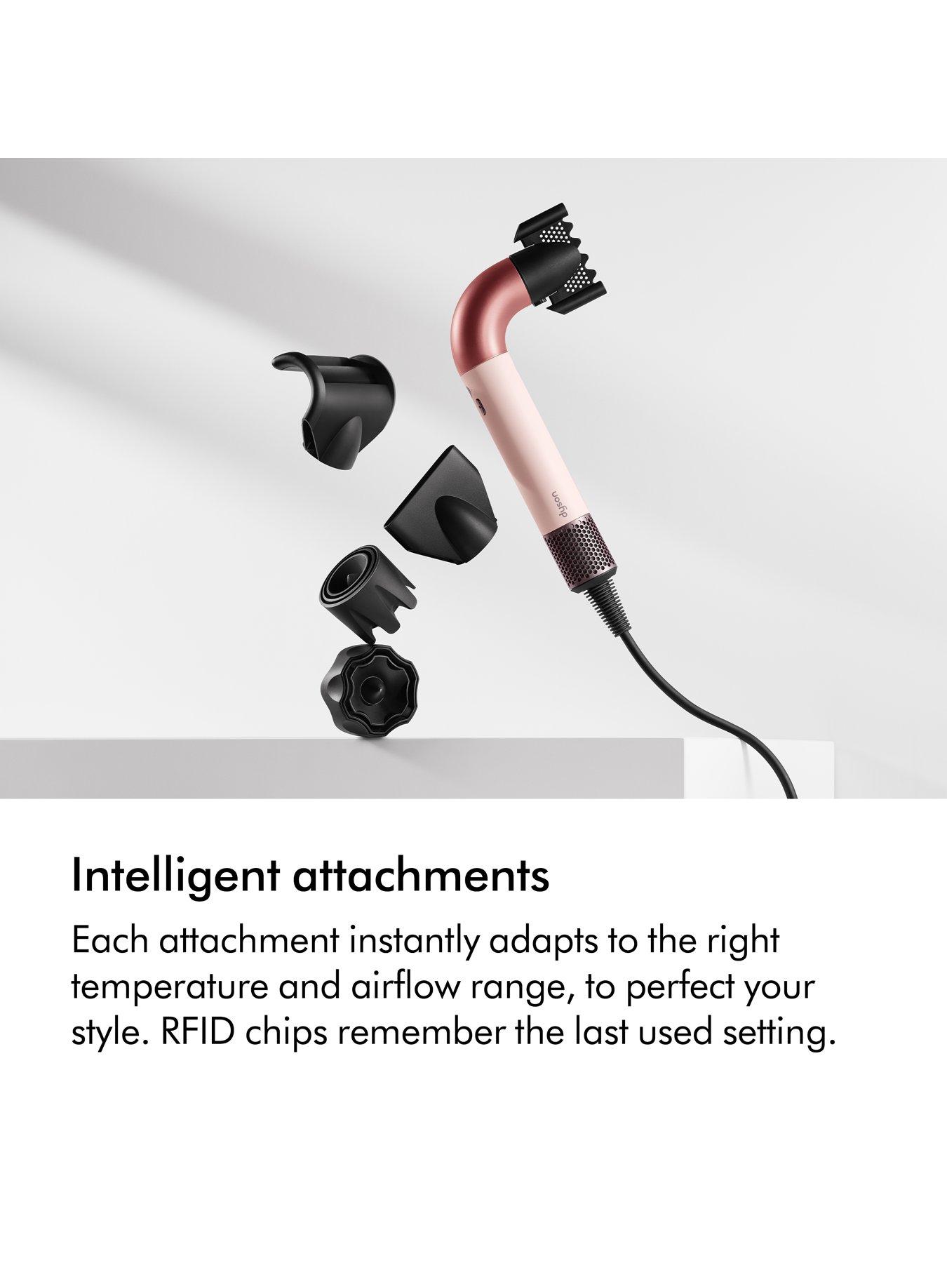 Image 4 of 6 of Dyson Supersonic r&trade; Hair Dryer for Straight &amp; Wavy Hair - Ceramic Pink/Rose Gold