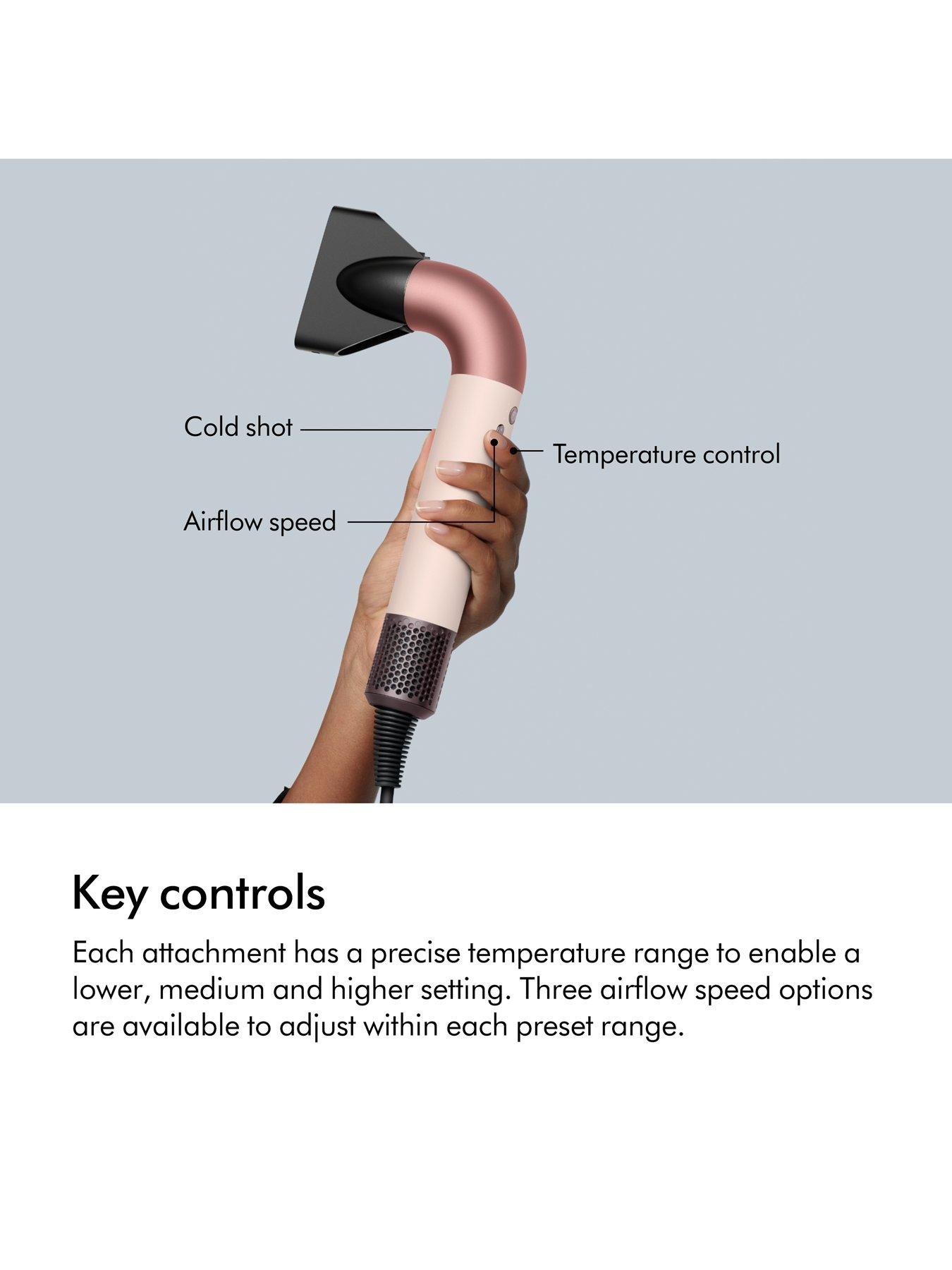 Image 5 of 6 of Dyson Supersonic r&trade; Hair Dryer for Straight &amp; Wavy Hair - Ceramic Pink/Rose Gold