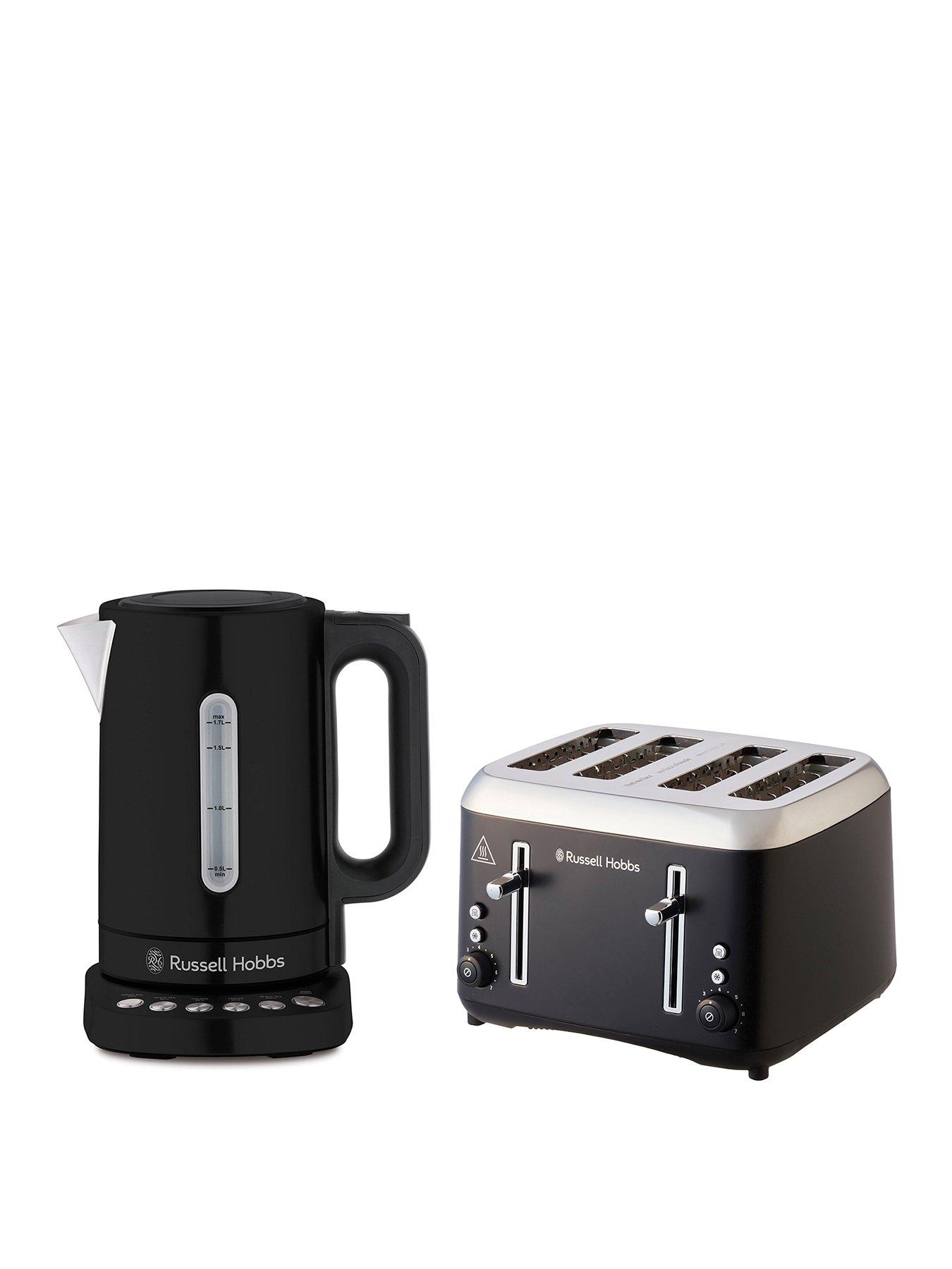 Image 1 of 7 of Russell Hobbs RH Addison Matte Black Bundle