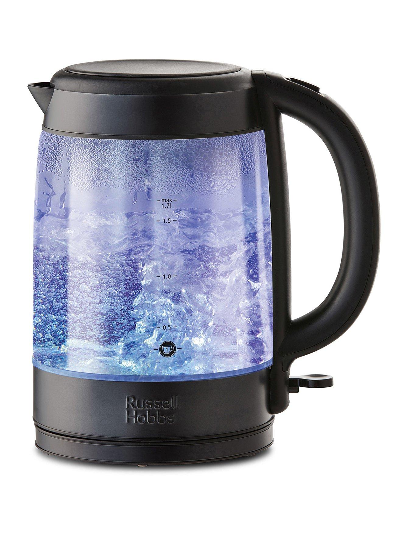 Russell Hobbs Illuminated Glass Kettle - Matte Black