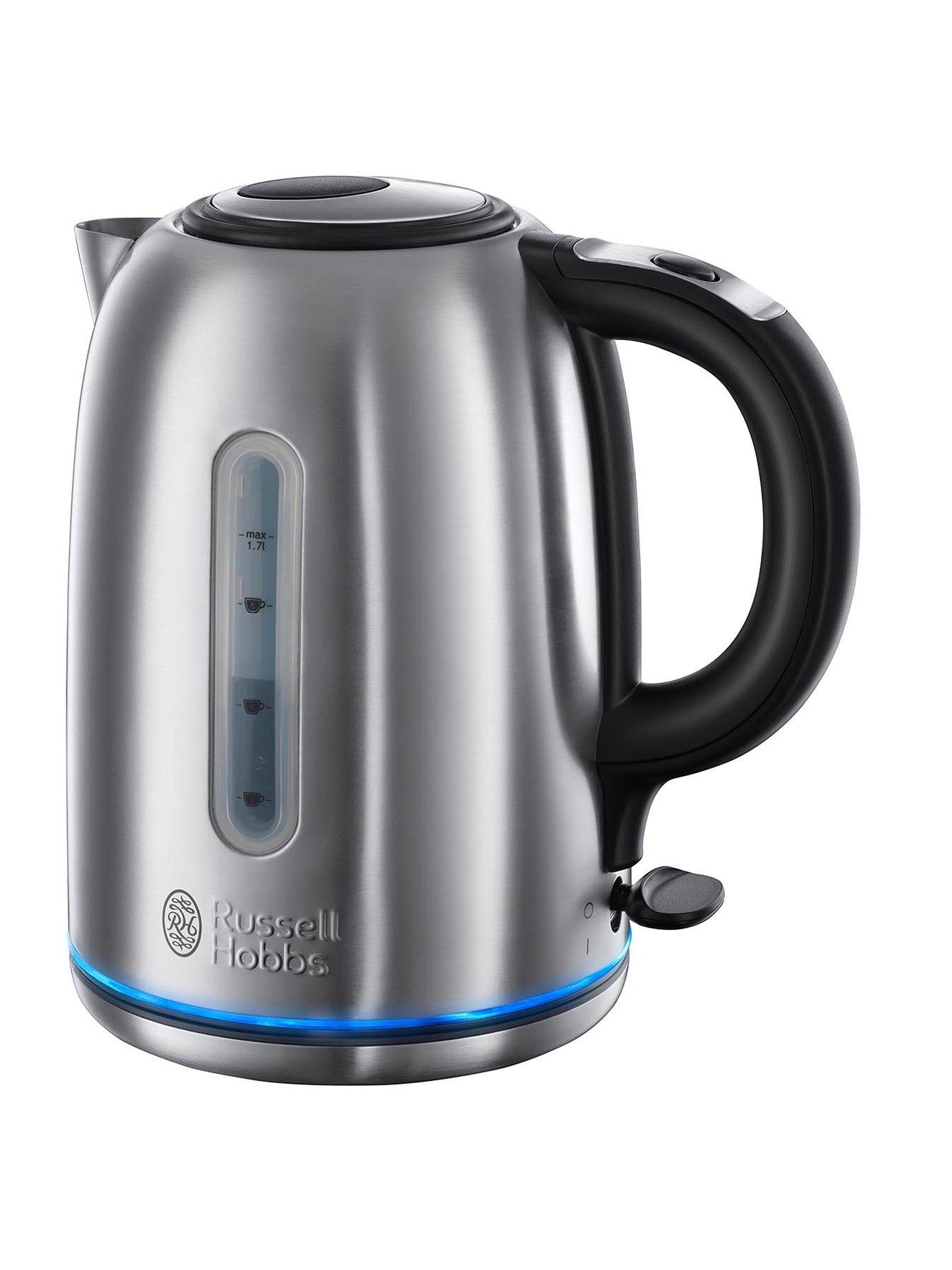 front image of russell-hobbs-classics-quiet-boil-kettle-brushed