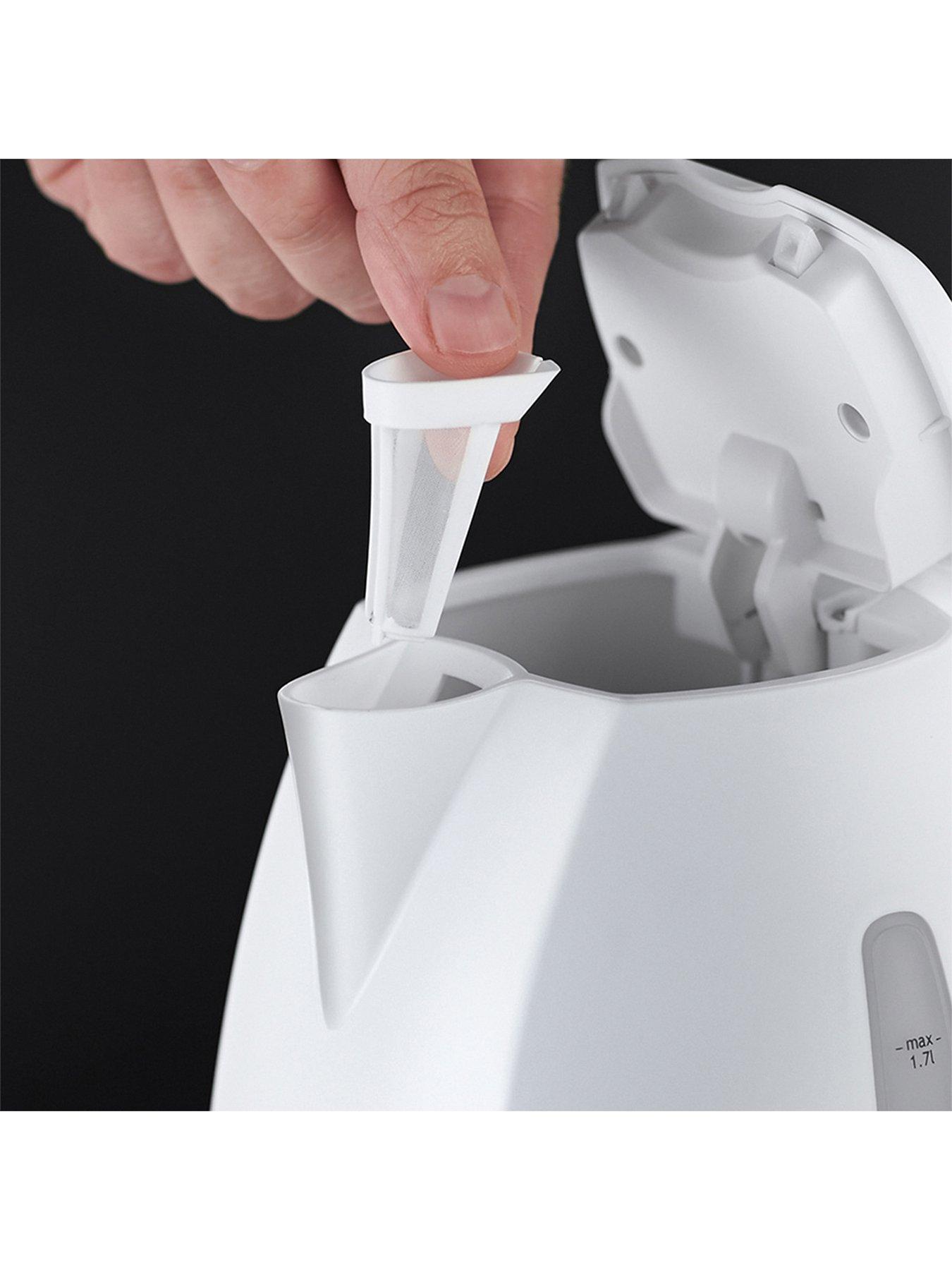 Image 6 of 7 of Russell Hobbs Textures Kettle &amp; Toaster White