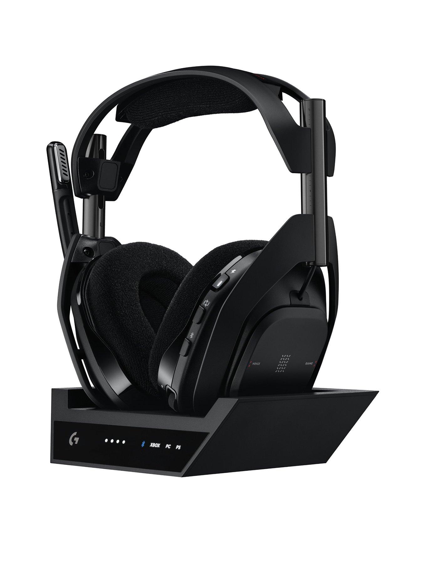  image of logitech-astro-a50-lightspeed-wireless-gaming-headset-base-station-black