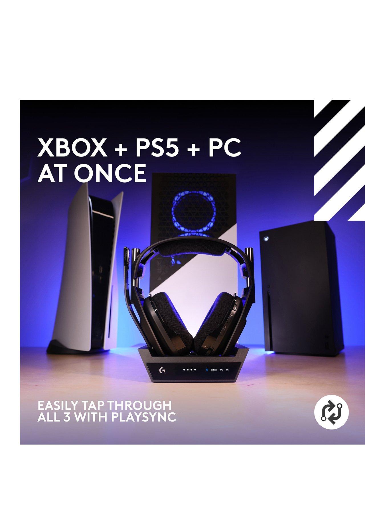  image of logitech-astro-a50-lightspeed-wireless-gaming-headset-base-station-black