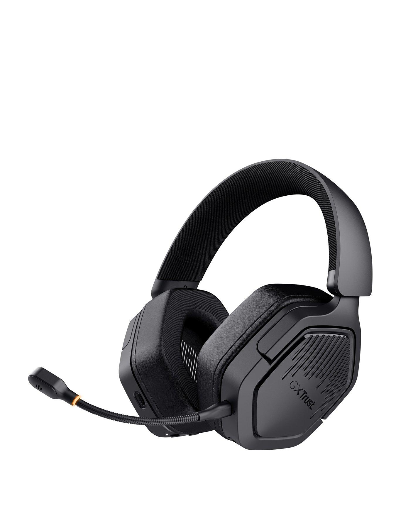 Image 1 of 8 of Trust GXT493 Carus Wireless Gaming Headset for PS4/5, Nintendo Switch 1/2, PC, Laptop, Smartphone, Black