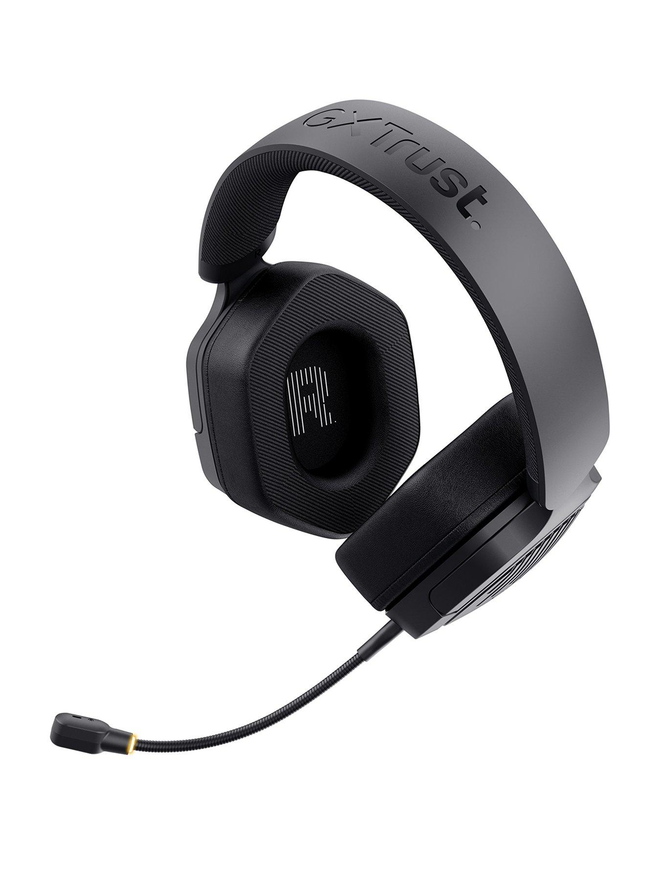 Image 2 of 8 of Trust GXT493 Carus Wireless Gaming Headset for PS4/5, Nintendo Switch 1/2, PC, Laptop, Smartphone, Black