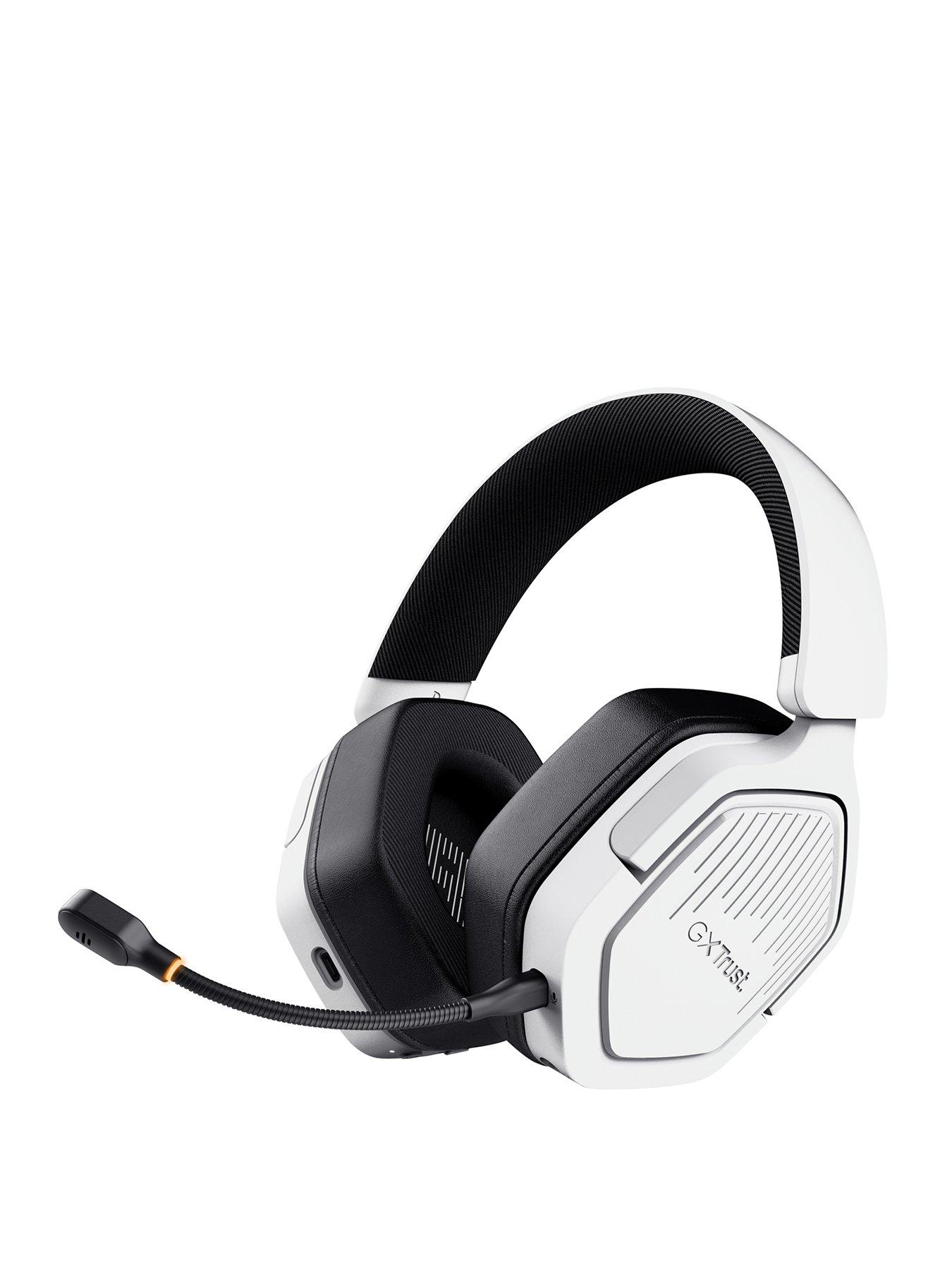 undefined GXT493W Carus Wireless Gaming Headset for PS4/5, Nintendo Switch 1/2, PC, Laptop, Smartphone, White