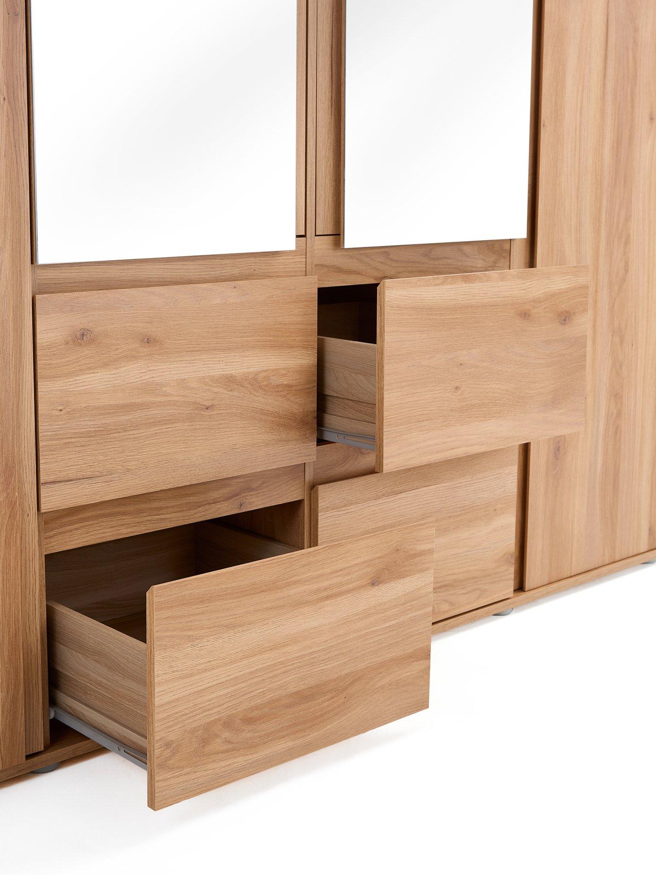 Image 7 of 7 of Very Home Lisson 4 Door Combi Wardrobe