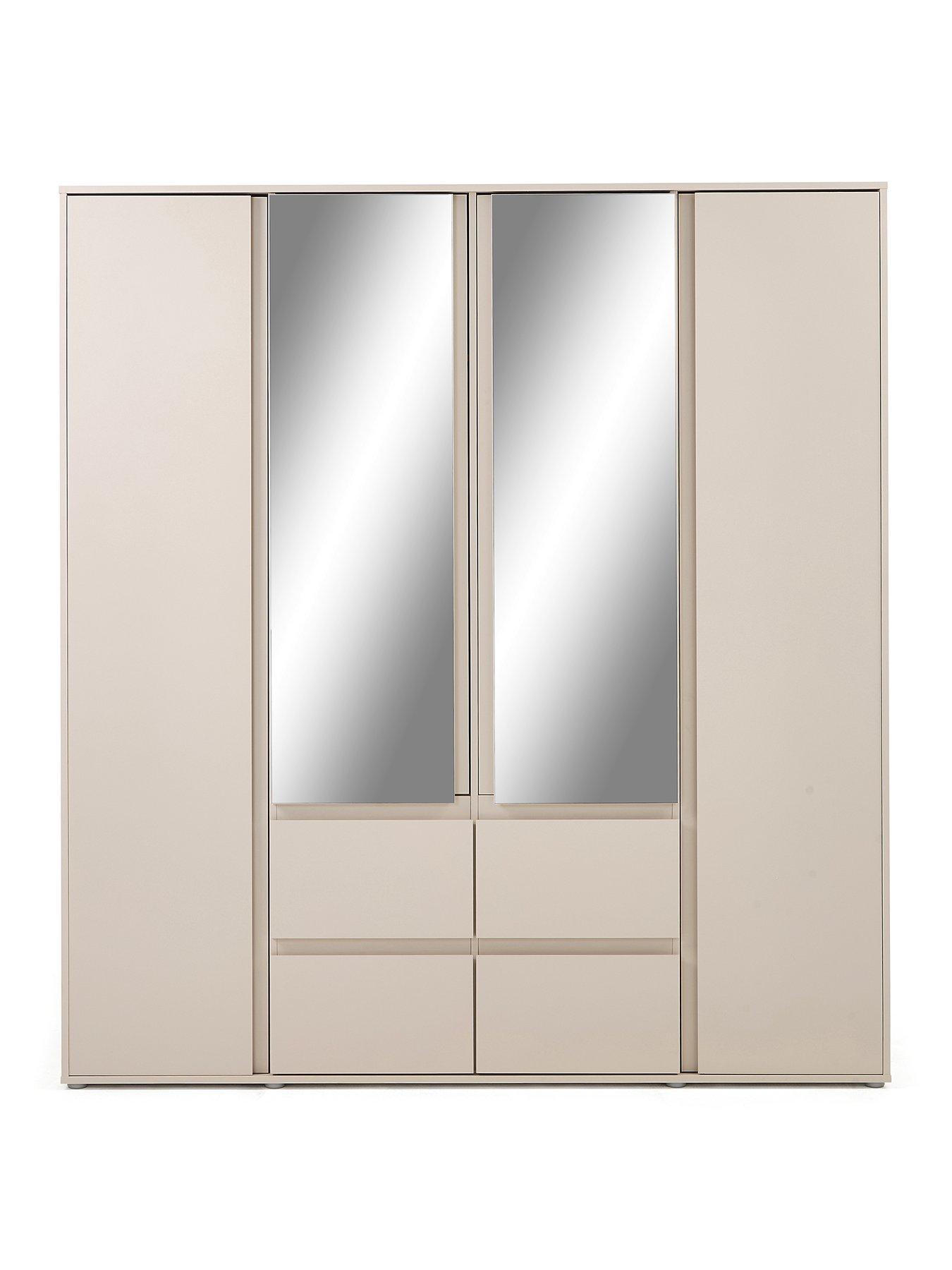stillFront image of very-home-lisson-4-door-combi-wardrobe-oatmealnbsp--fscreg-certified