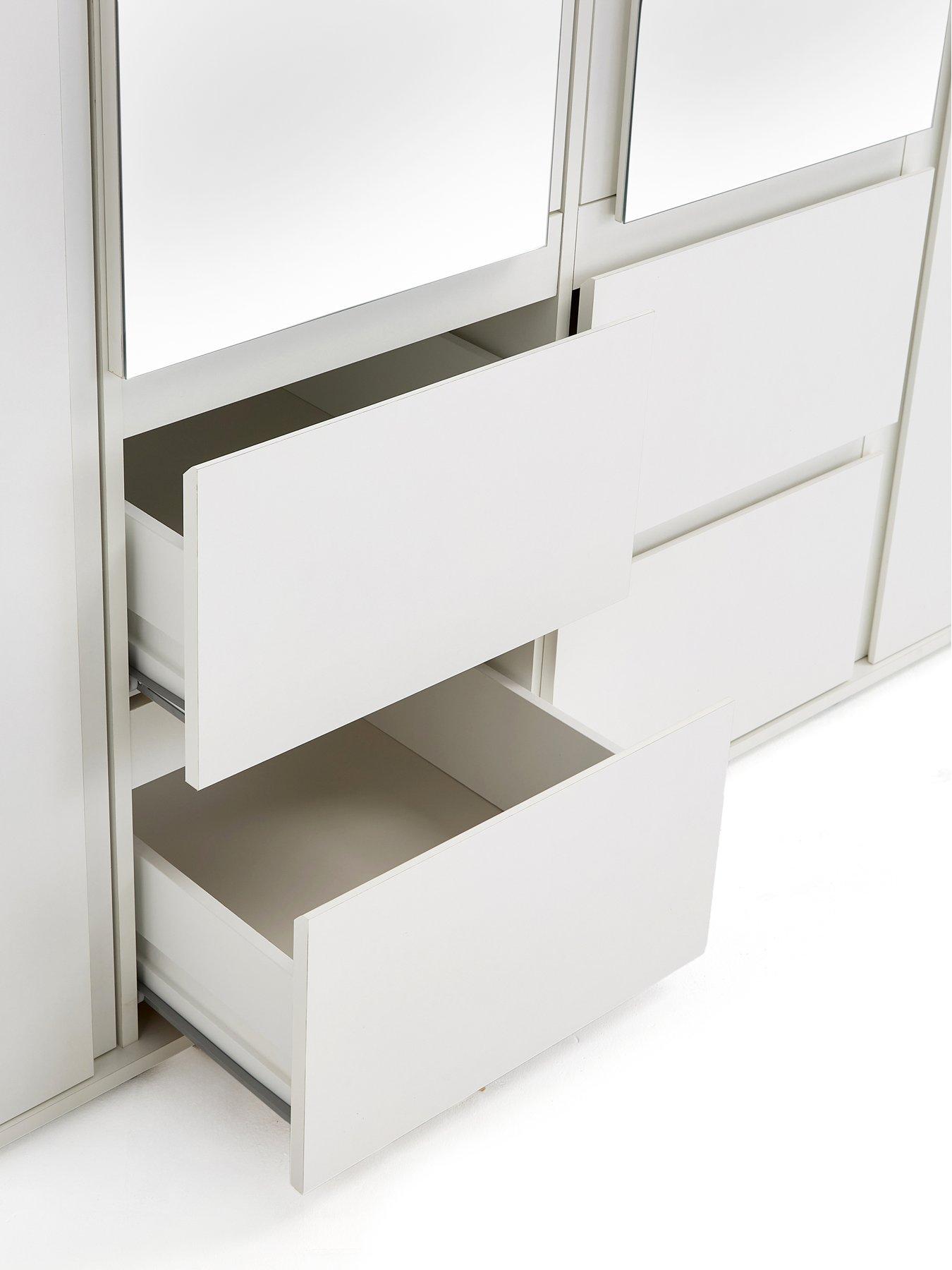 Image 5 of 7 of Very Home Lisson 4 Door Combi Wardrobe