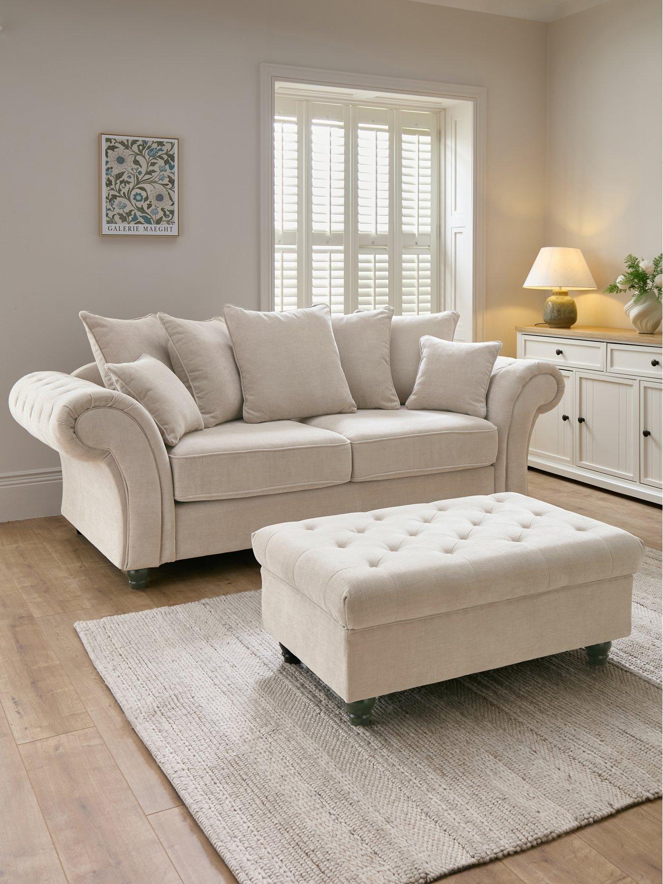 front image of the-very-collection-windsor-3-seater-footstool