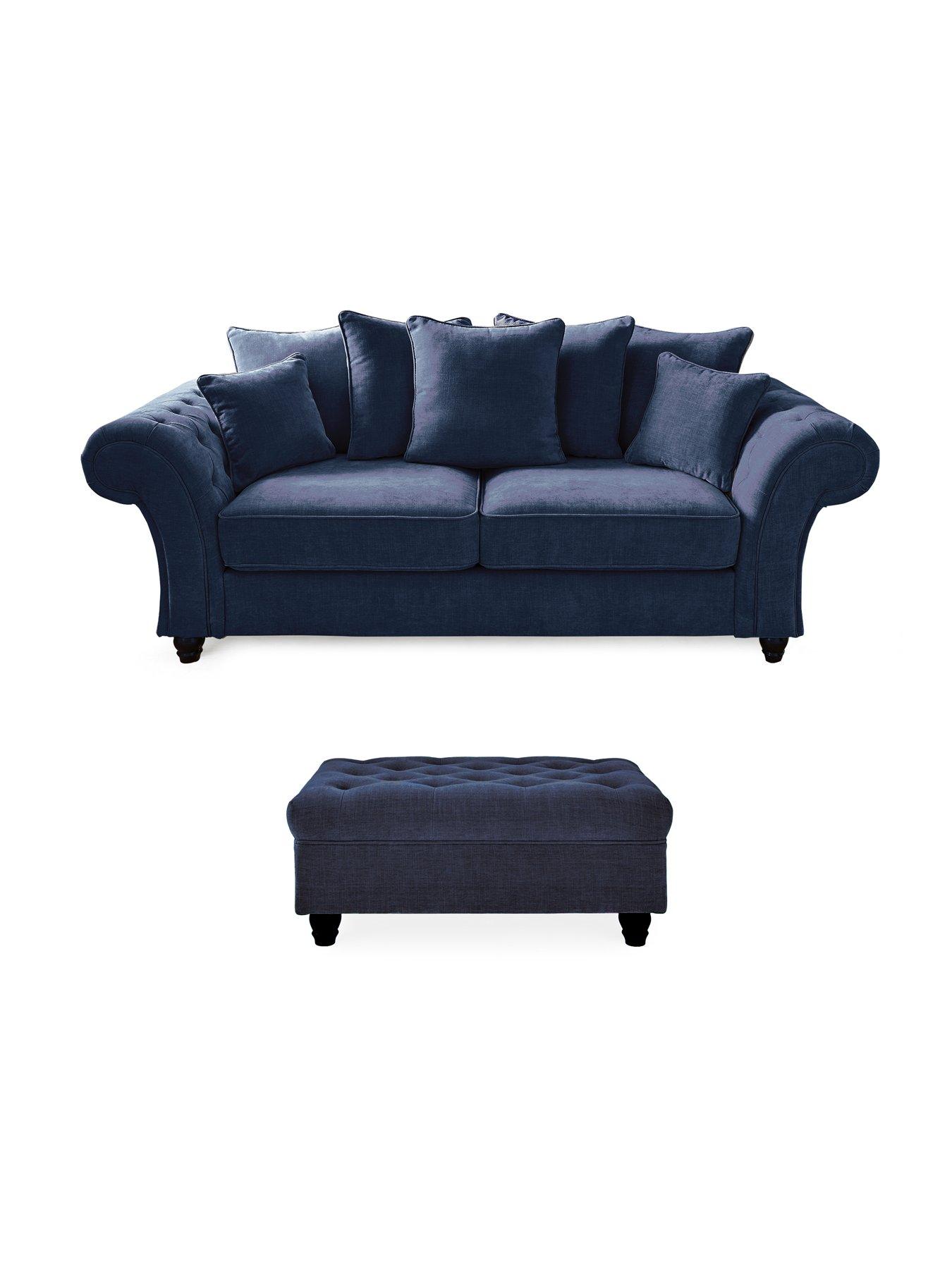 The Very Collection Windsor 3 Seater + Footstool