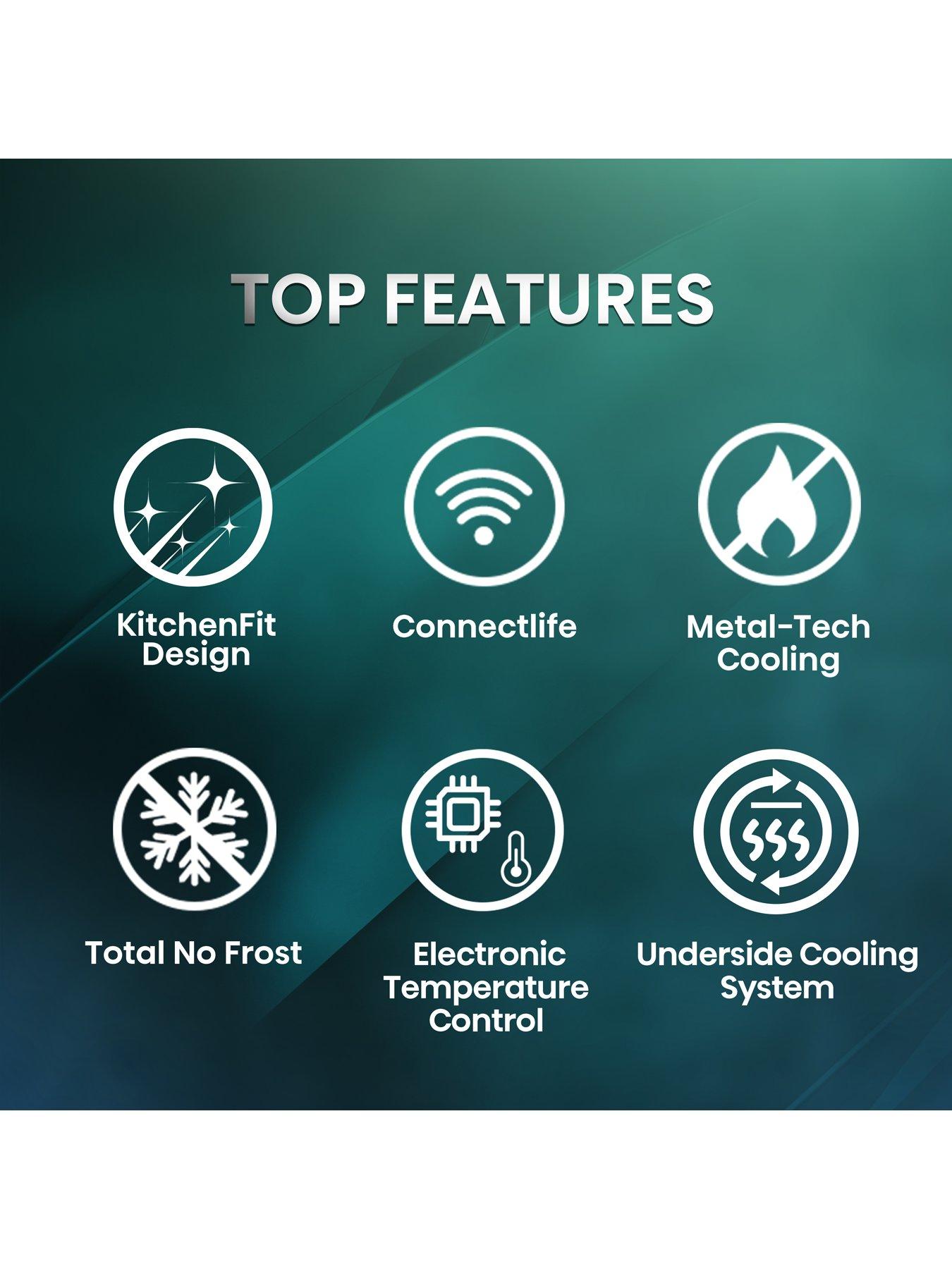  image of hisense-kitchenfit-rb3k330saic-6040-fridge-freezer