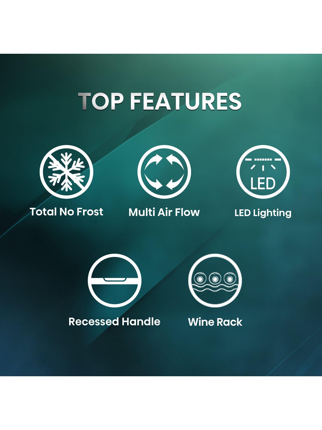 Image 4 of 7 of Hisense RB327N4ABD Fresstanding 50/50 Fridge Freezer - D Rated