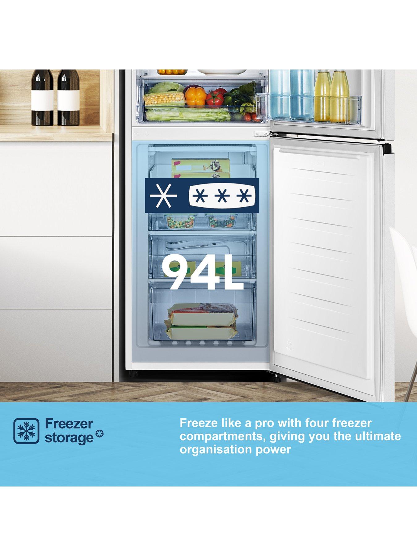  image of fridgemaster-mc55240e-freestanding-fridge-freezer-white