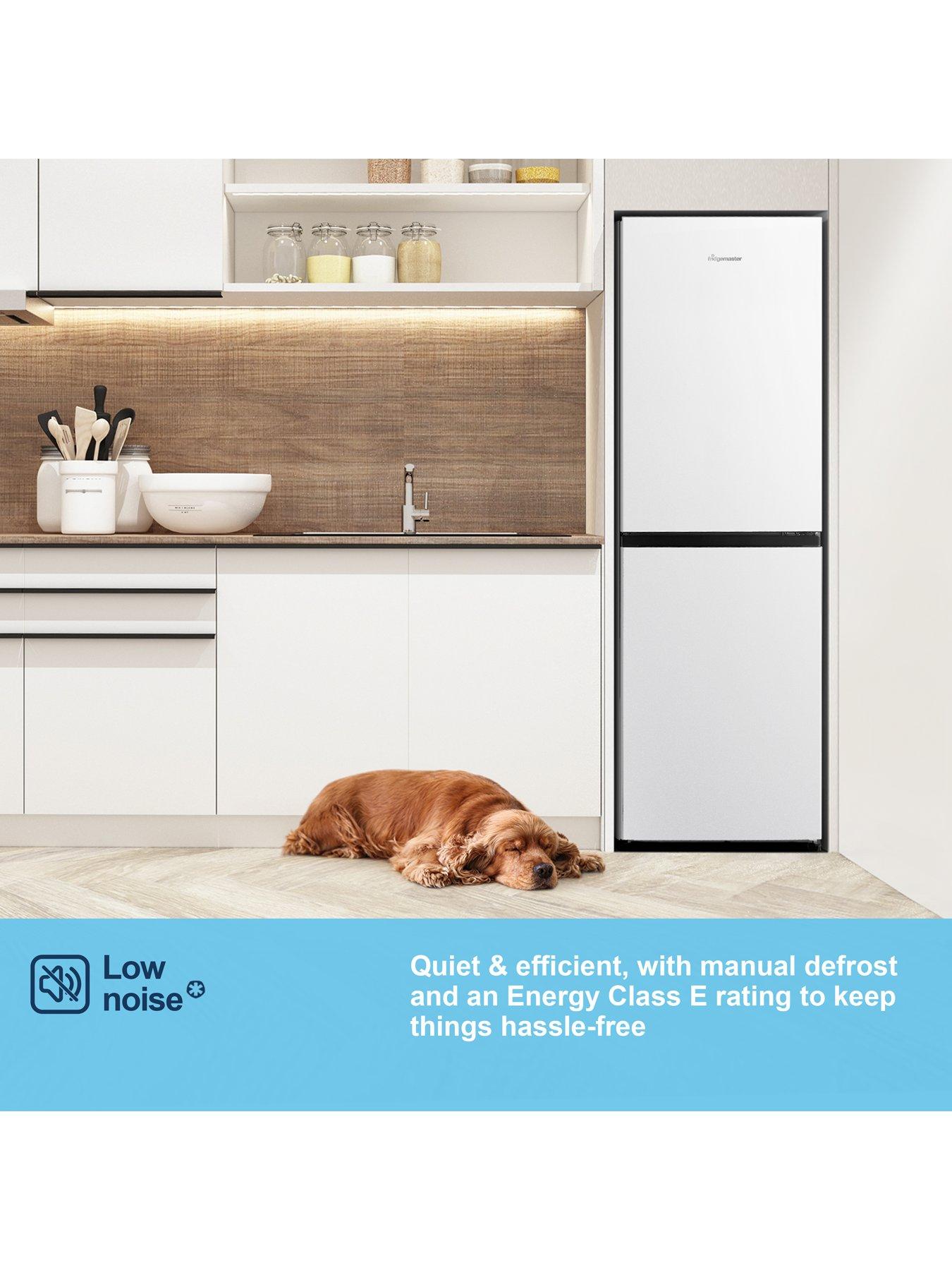  image of fridgemaster-mc55240e-freestanding-fridge-freezer-white