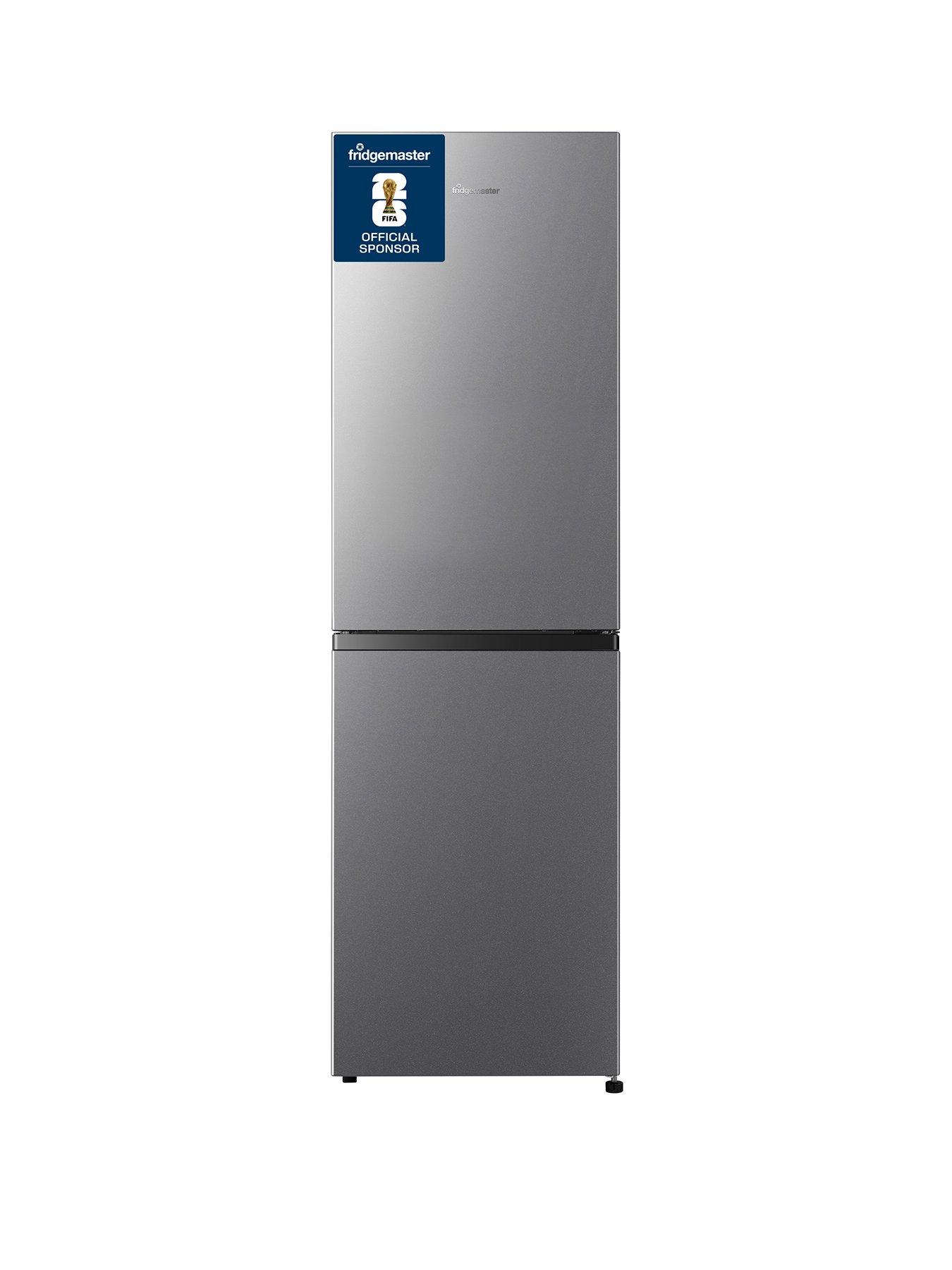  image of fridgemaster-mc55240es-freestanding-fridge-freezer-silver