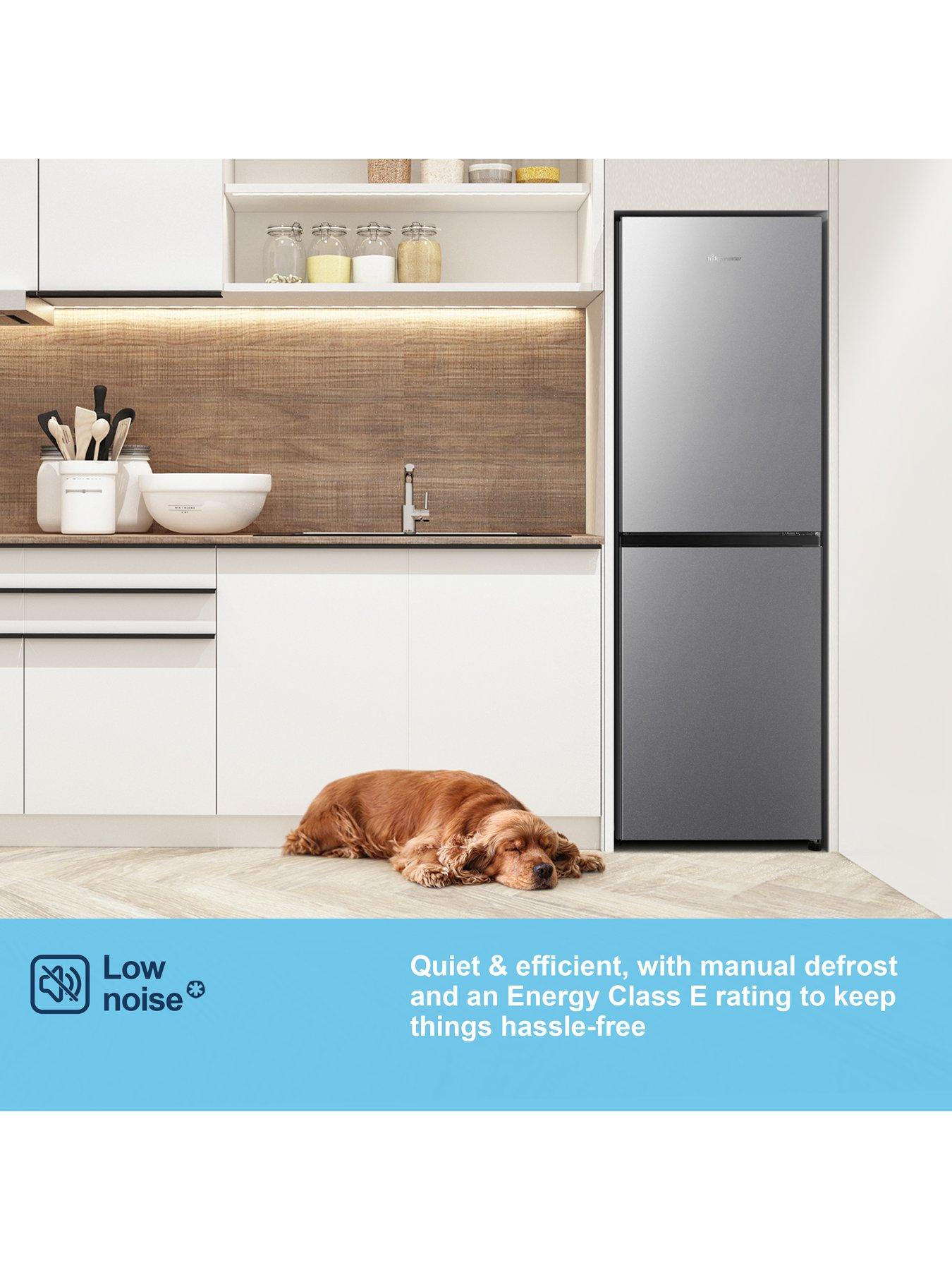  image of fridgemaster-mc55240es-freestanding-fridge-freezer-silver