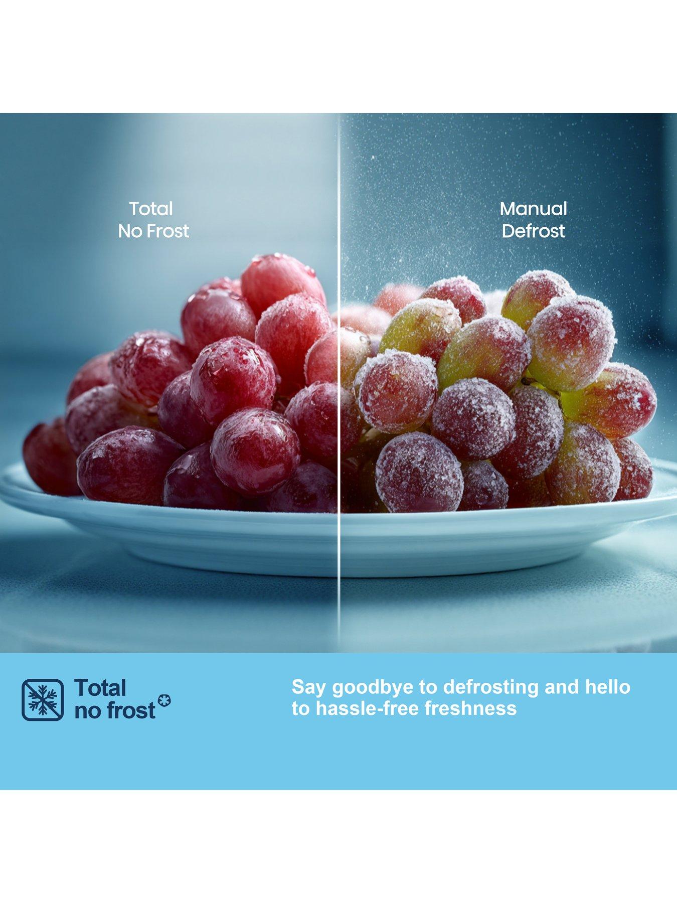 Image 6 of 7 of Fridgemaster MF70450EB Total No Frost American Fridge Freezer - Black - D Rated