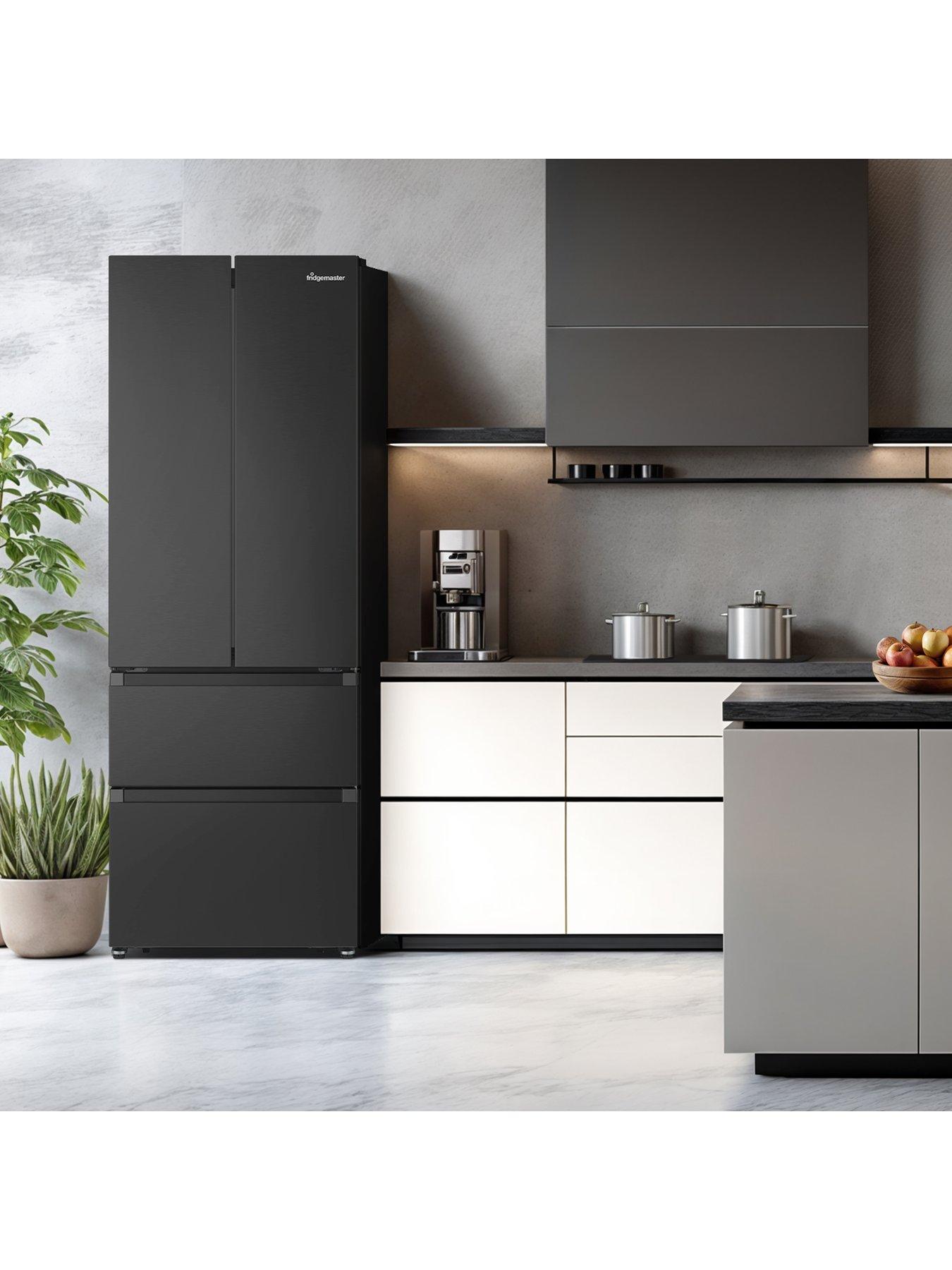 Image 7 of 7 of Fridgemaster MF70450EB Total No Frost American Fridge Freezer - Black - D Rated